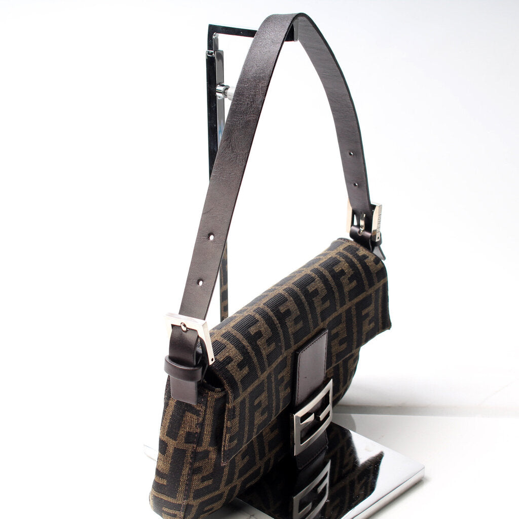 Fendi Baguette Zucca Bag Mini Shoulder Bag