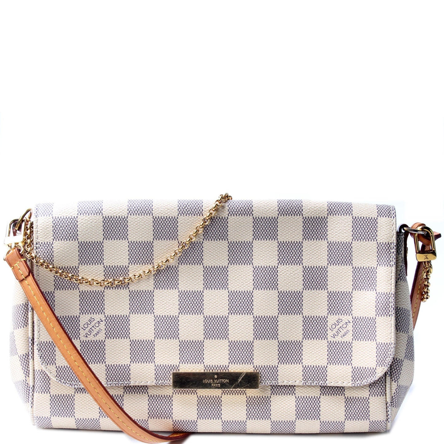 Louis Vuitton Favorite MM Azur Damier Handbag