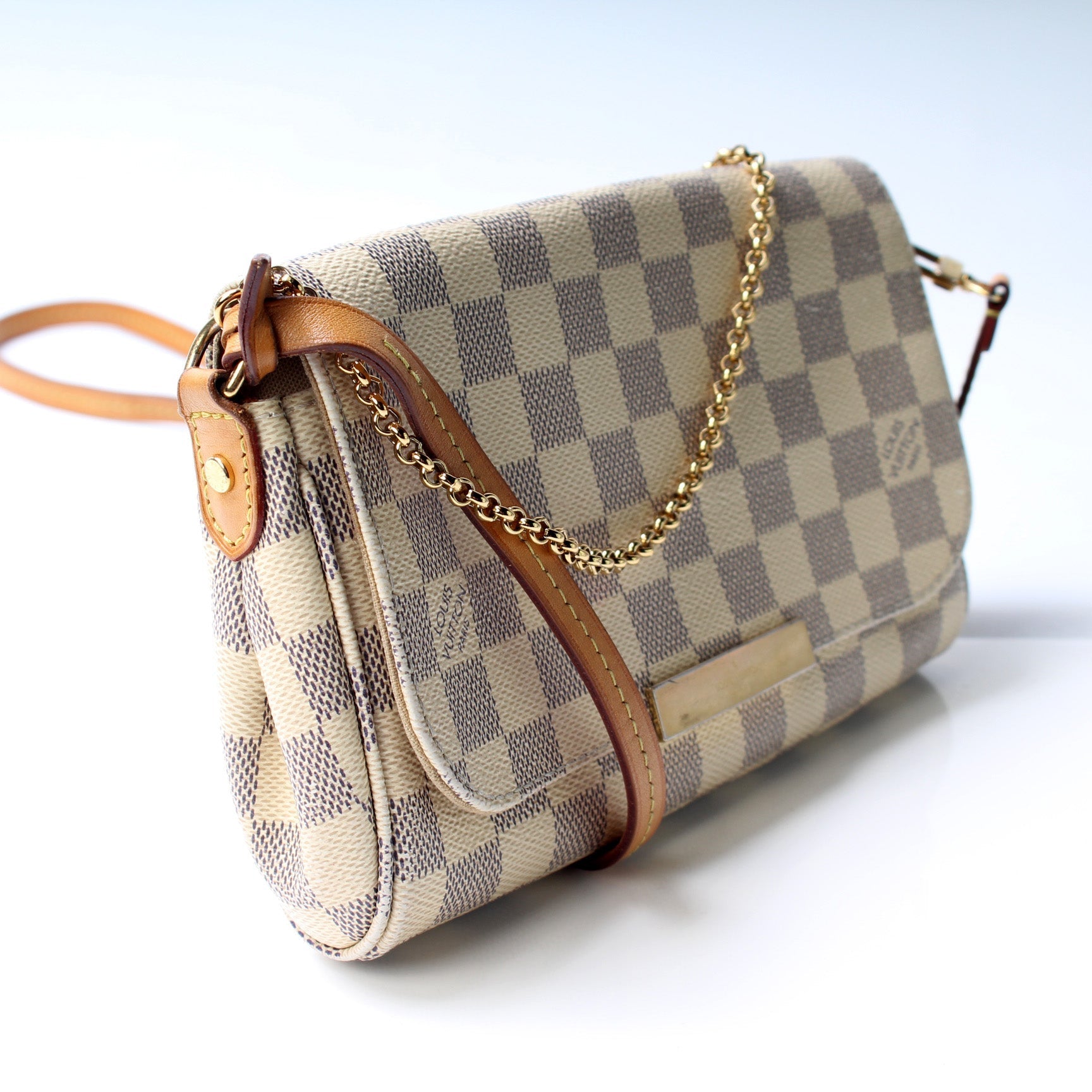 Louis Vuitton Favorite PM Azur Damier Handbag