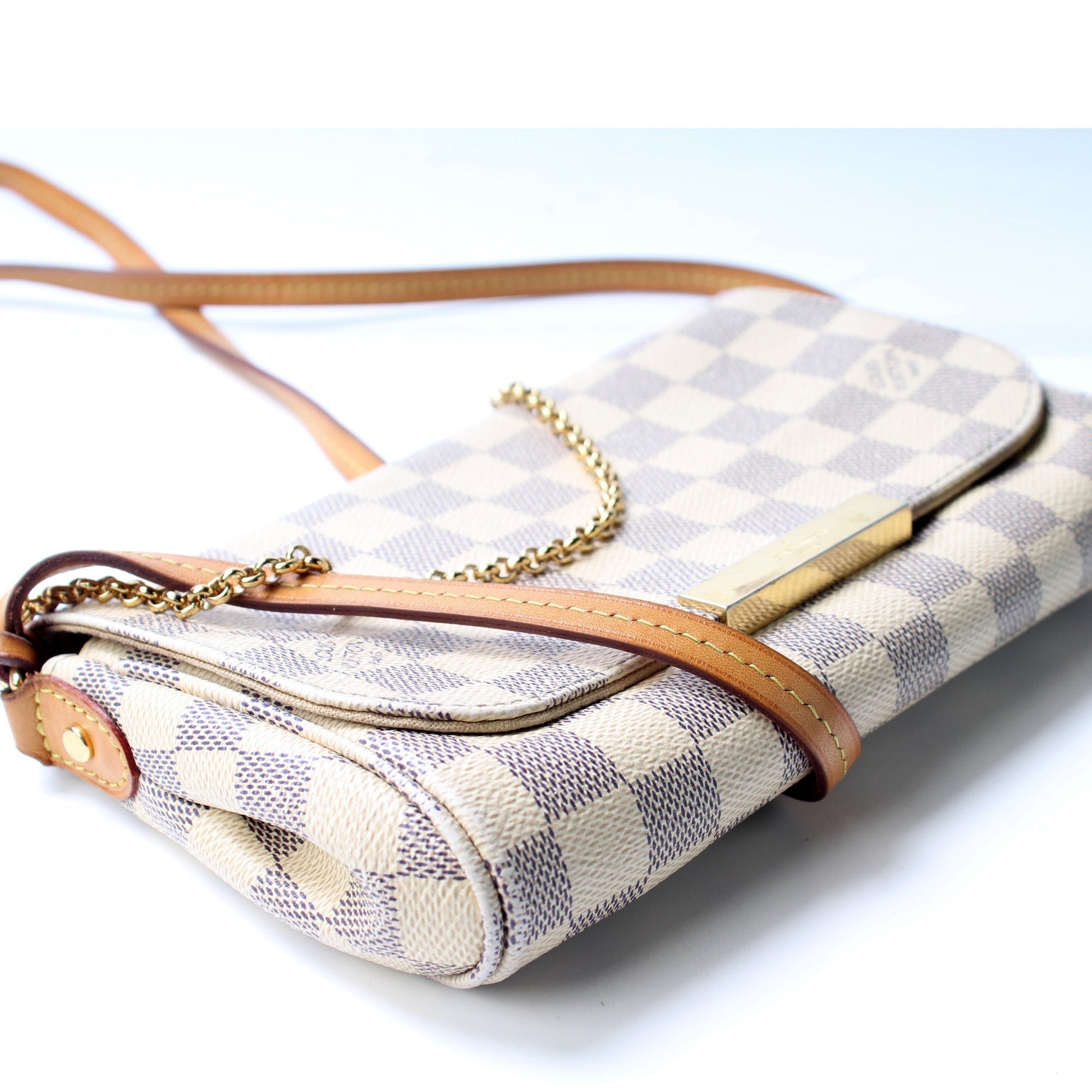 Louis Vuitton Favorite PM Azur Damier Handbag