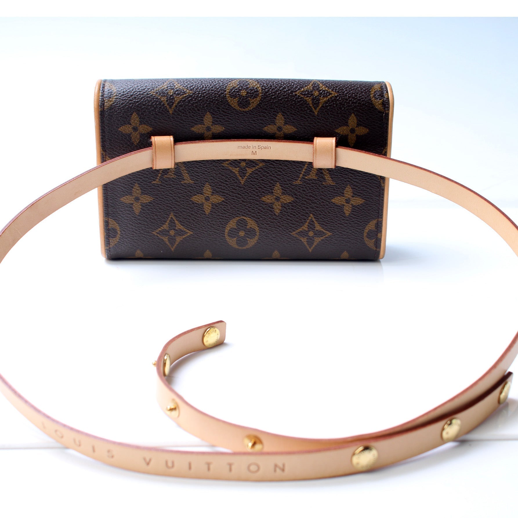 Louis Vuitton Pochette Florentine Monogram Clutch Bag