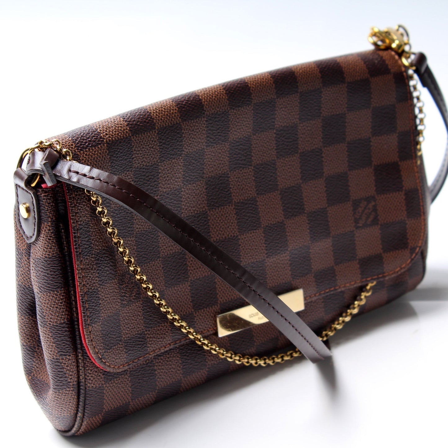 Louis Vuitton Favorite MM Ebene Damier Handbag Ebene 3