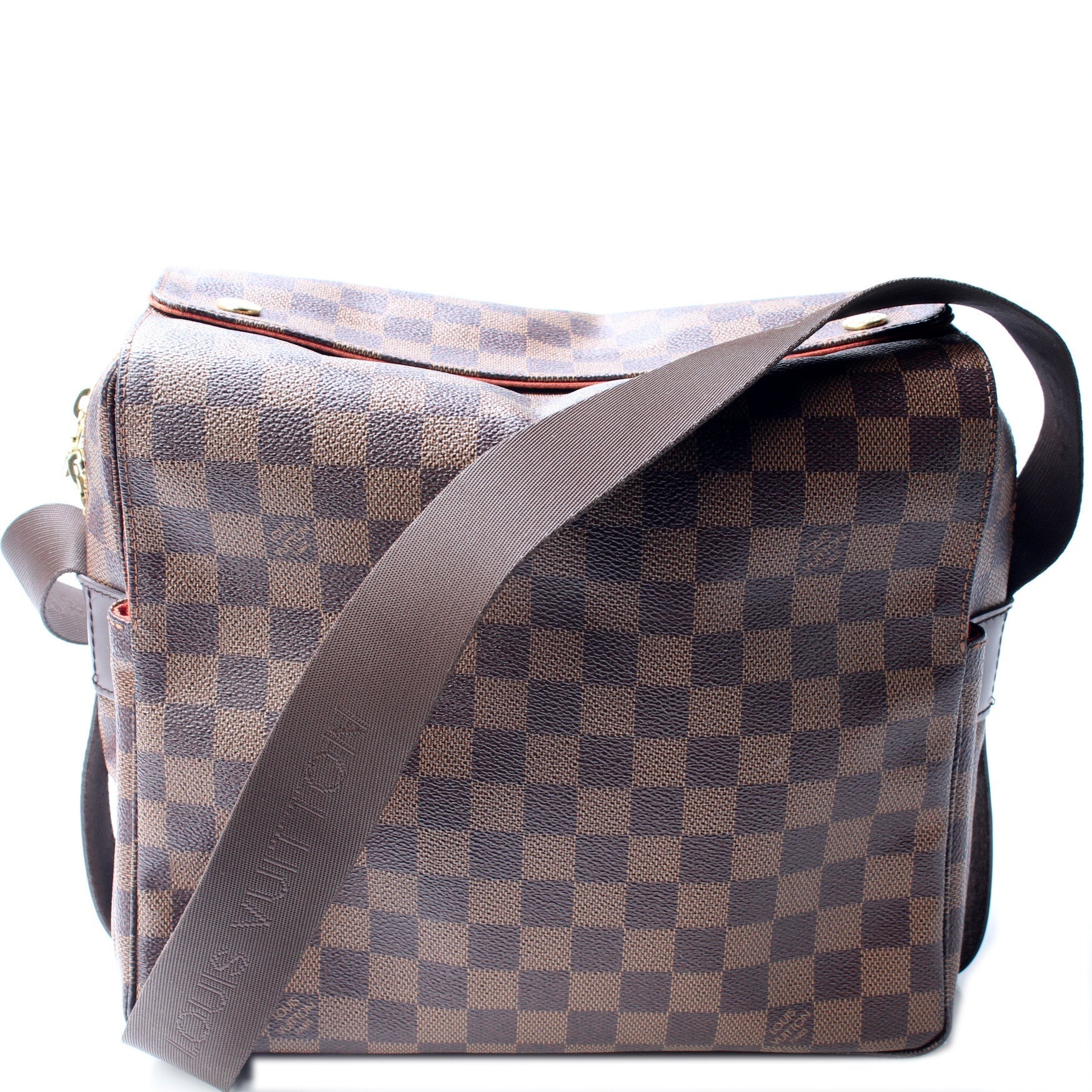 Louis Vuitton Naviglio Messenger Ebene Damier Crossbody Bag