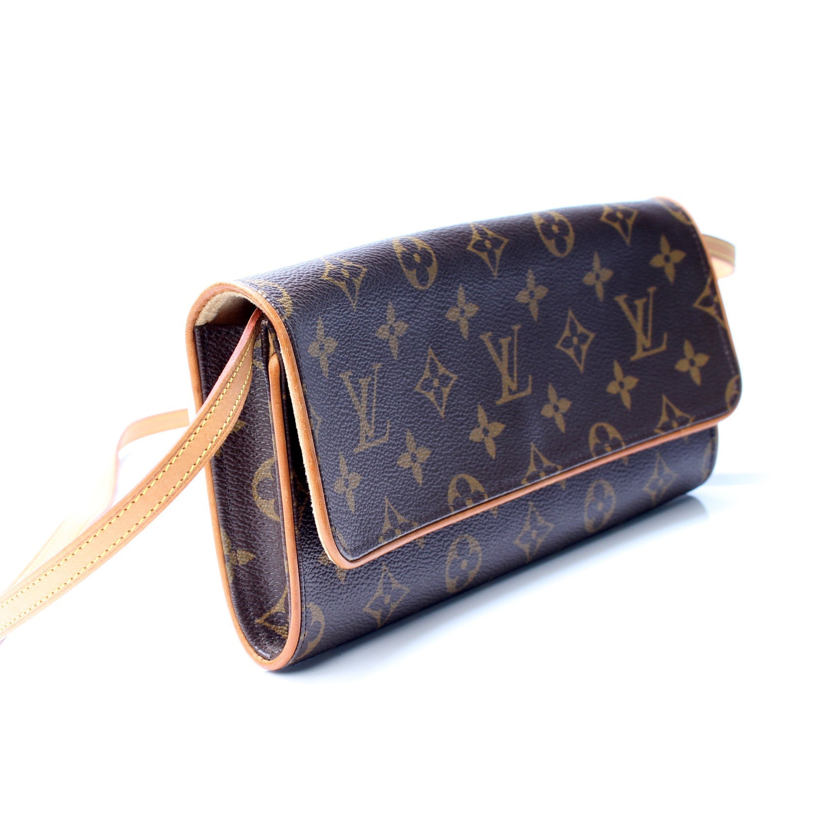 Louis Vuitton Pochette Twin GM Monogram Clutch Bag Monogram 4