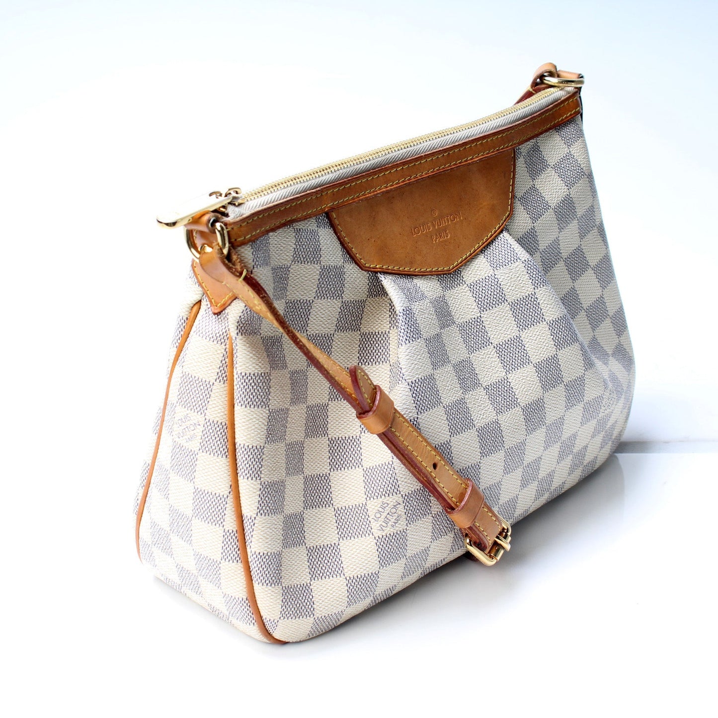 Louis Vuitton Siracusa Azur PM Damier Handbag