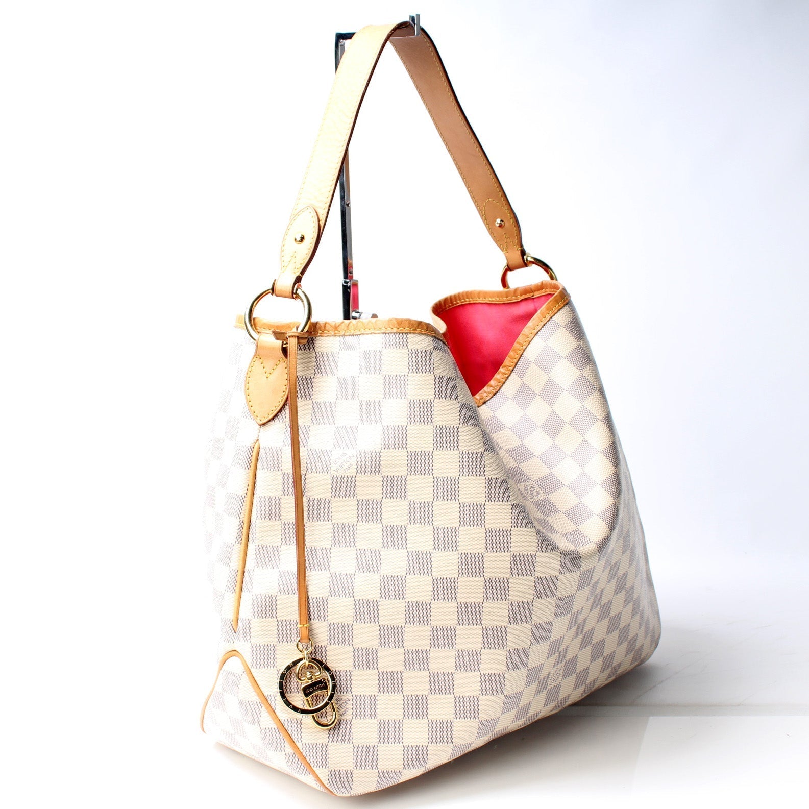 Louis Vuitton Delightful MM Azur Damier Handbag