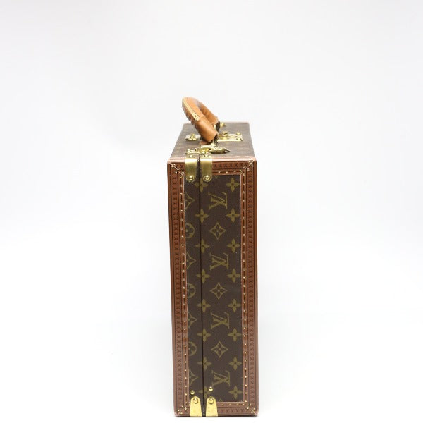 Louis Vuitton trunk M53012 Attache President Monogram Canvas Brown Handbag