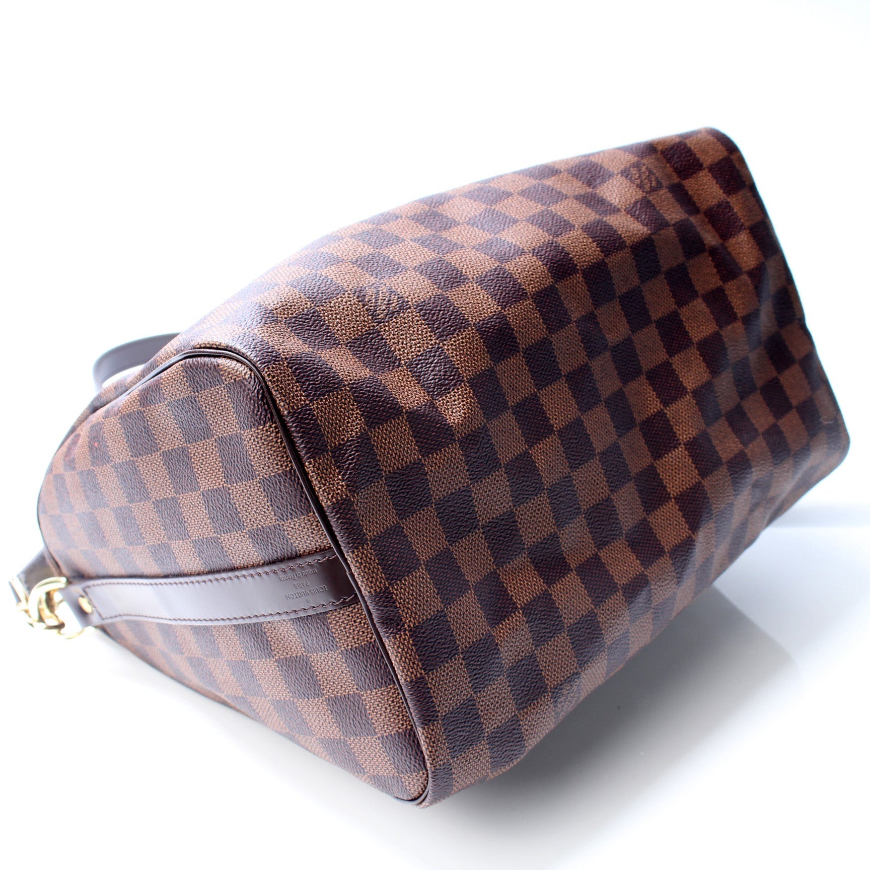 Louis Vuitton Speedy 30 Bandouliere Ebene Damier Handbag