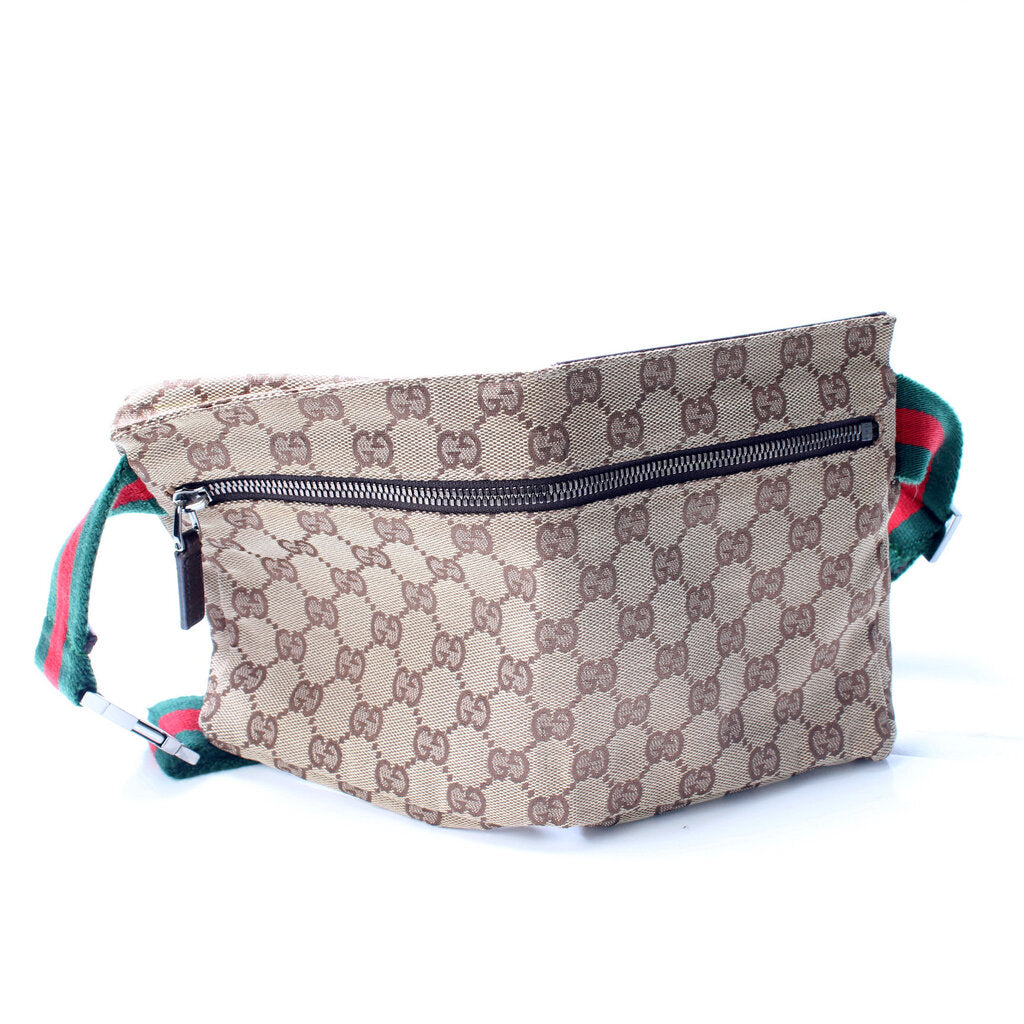 Gucci Waist Canvas Travel Bag