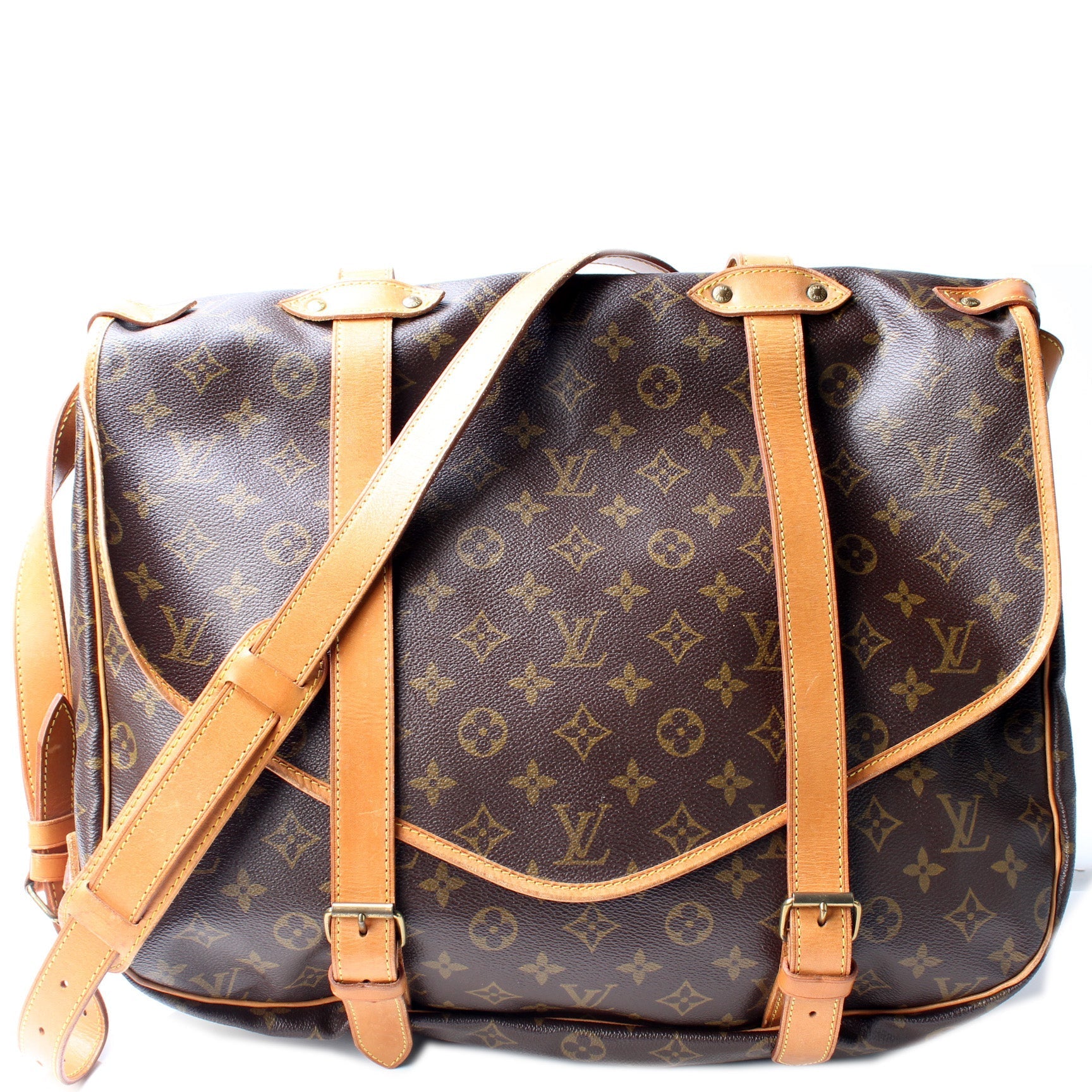 Louis Vuitton Saumur 43 Monogram Handbag