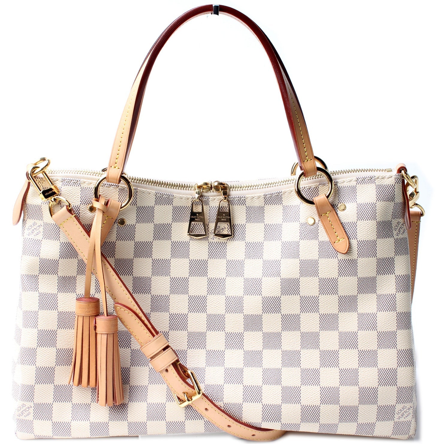 Louis Vuitton Lymington Damier Azur Handbag Azur 3
