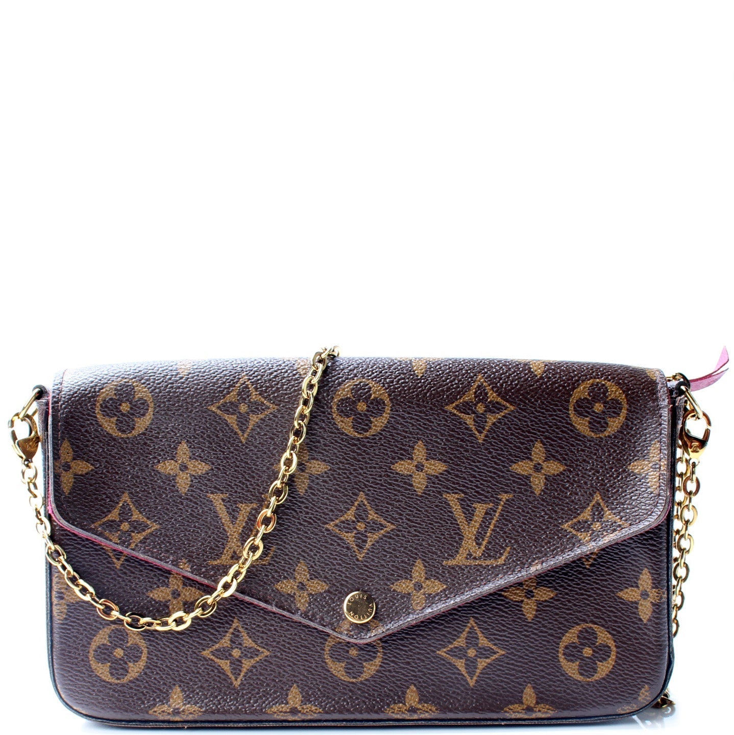 Louis Vuitton Pochette Felicie Monogram Clutch Bag Monogram 13