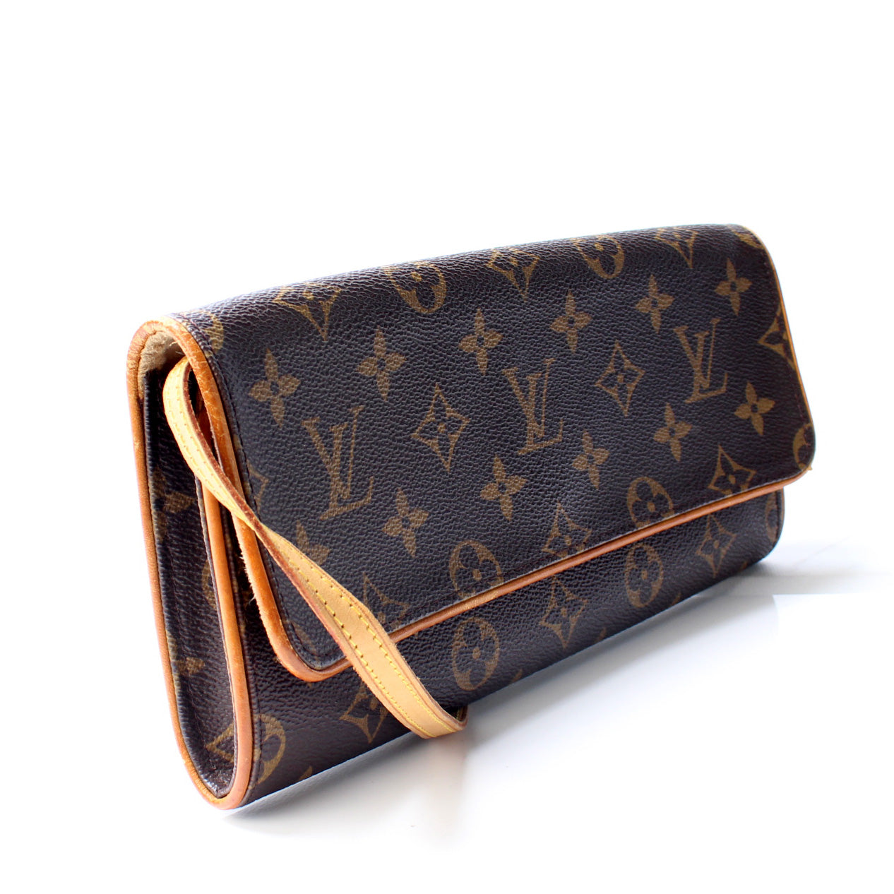 Louis Vuitton Pochette Twin GM Monogram Clutch Bag Monogram 6