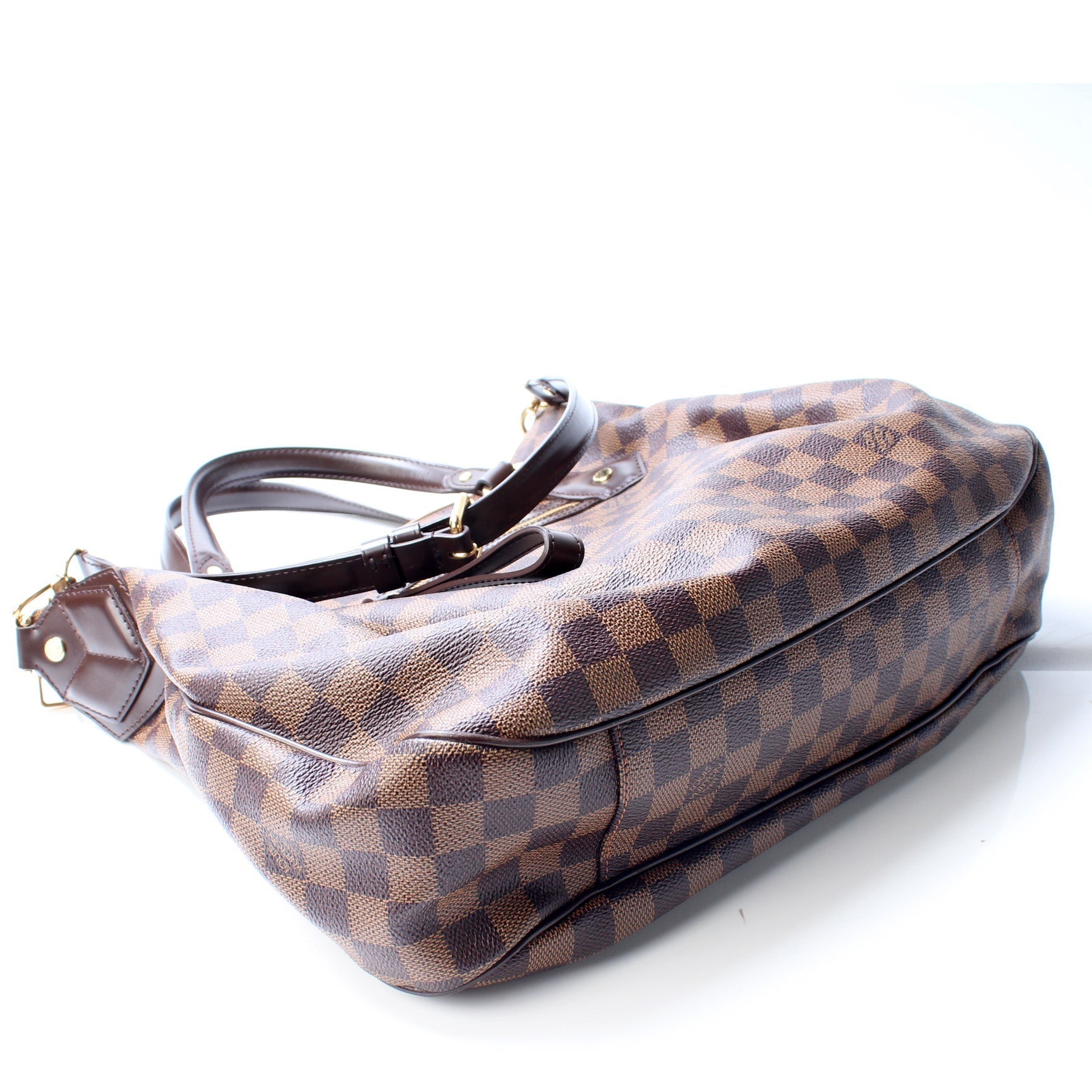 Louis Vuitton Evora MM Ebene Damier Handbag
