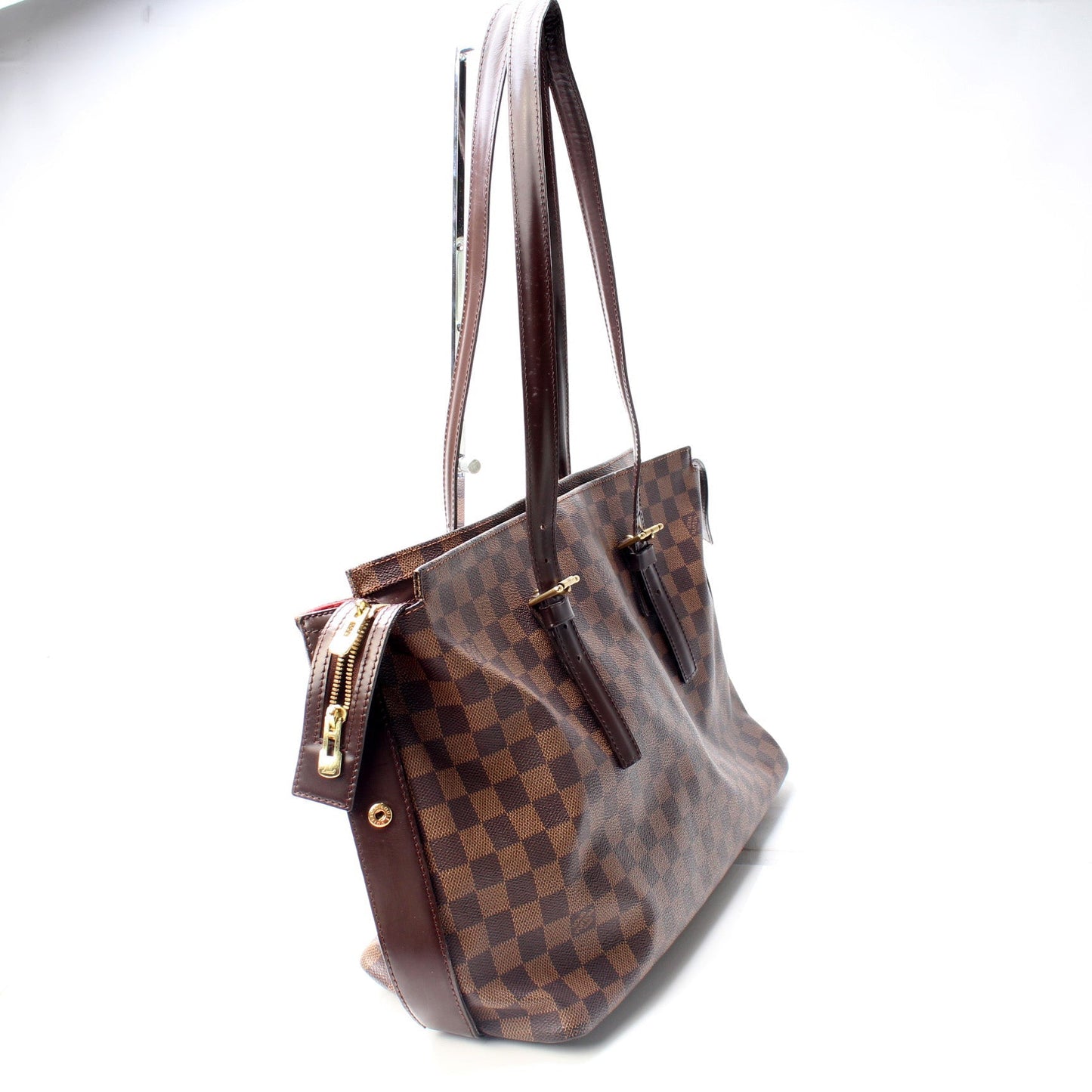 Louis Vuitton Chelsea Ebene Damier Handbag