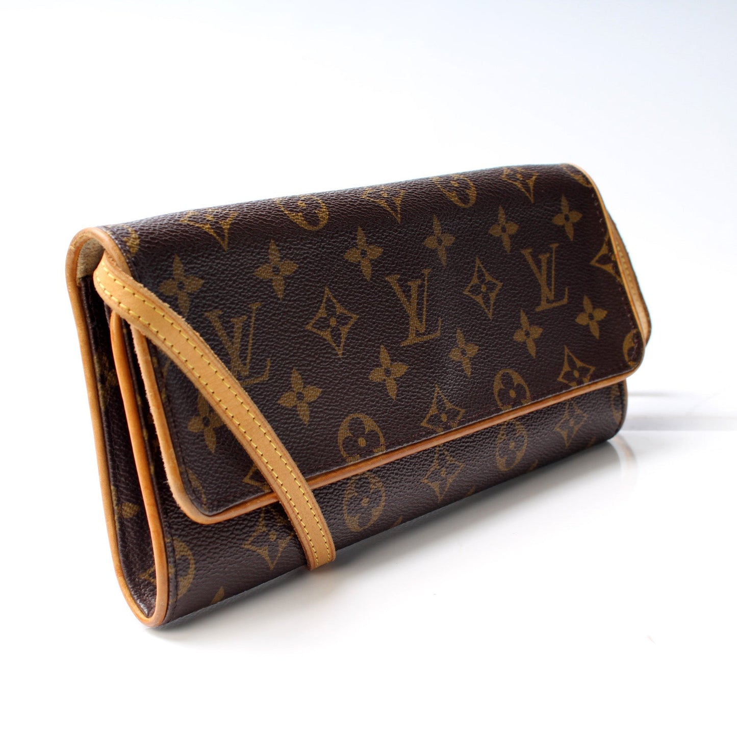 Louis Vuitton Pochette Twin GM Monogram Clutch Bag Monogram 5