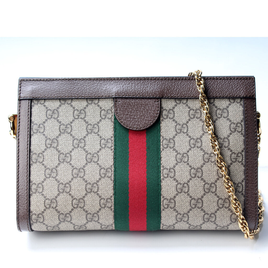 Gucci GG Supreme Ophidia Small Chain Travel Bag 10