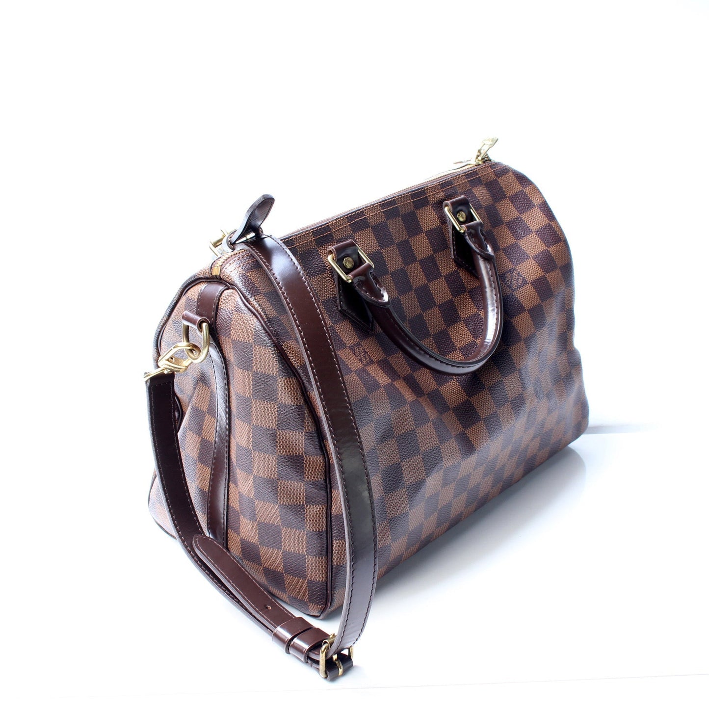 Louis Vuitton Speedy 30 Bandouliere Ebene Damier Handbag Ebene 3