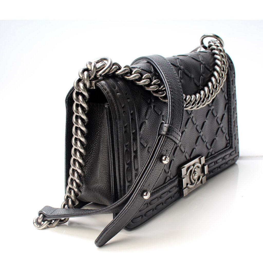 Chanel Boy Flap Paris-Dallas Whipstitch Handbag