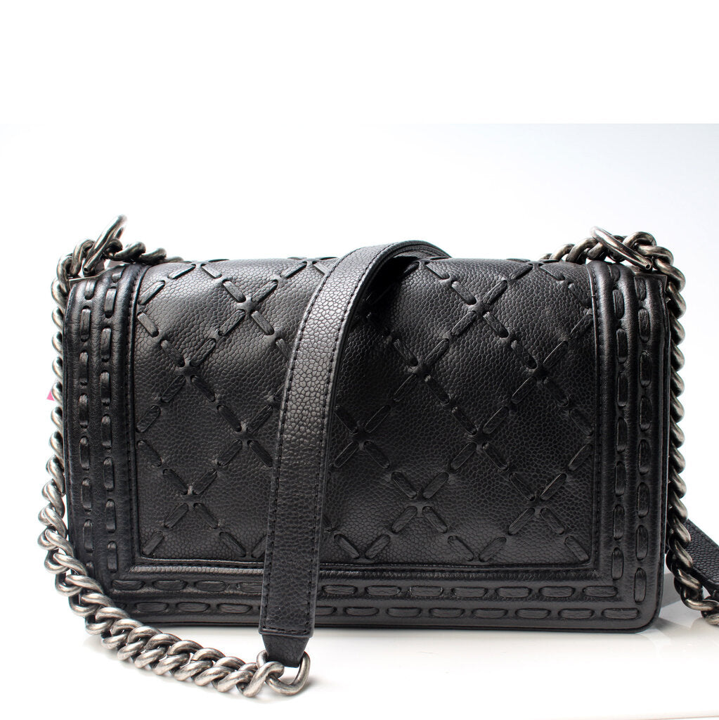 Chanel Boy Flap Paris-Dallas Whipstitch Handbag