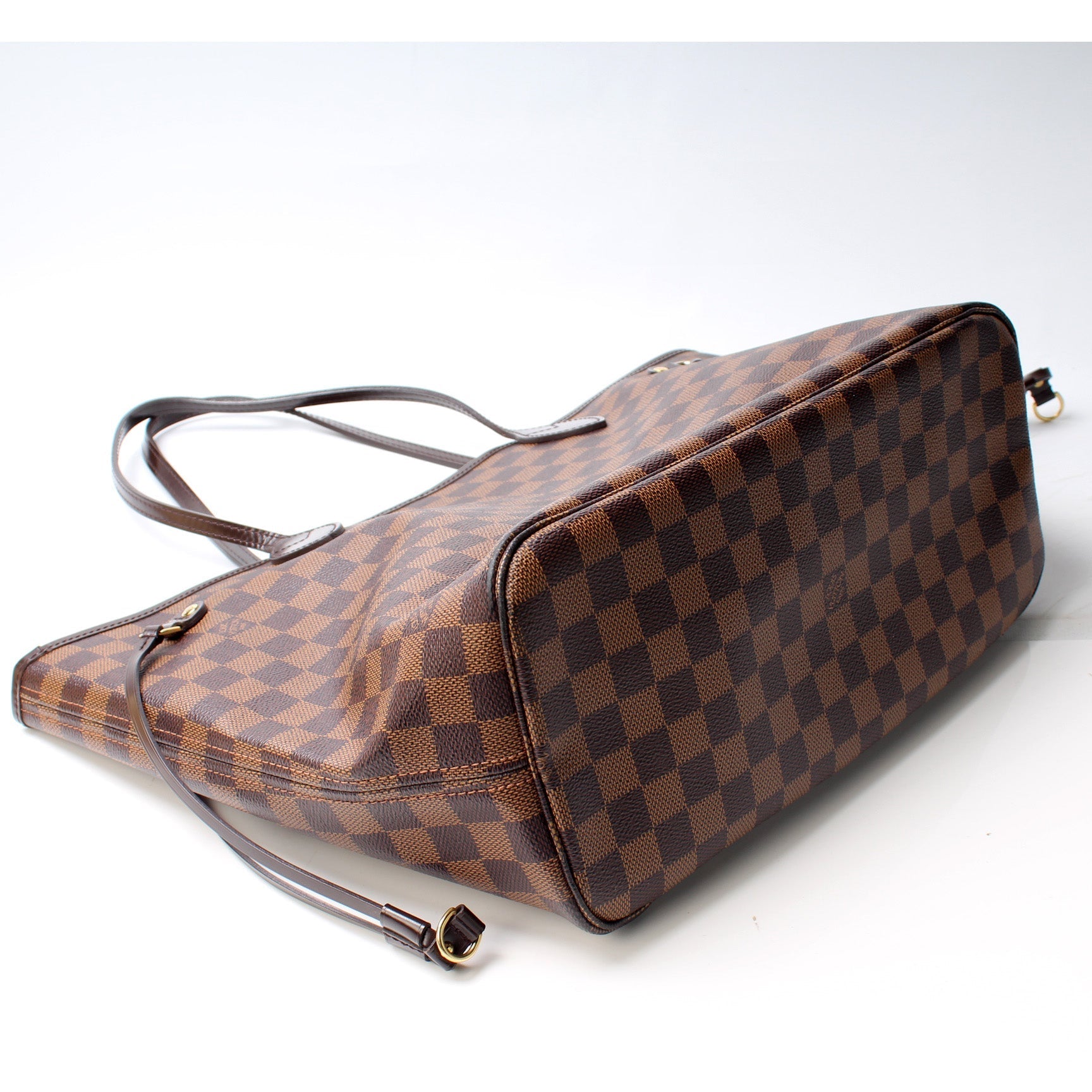 Louis Vuitton Neverfull W MM Ebene Damier Wallet Case
