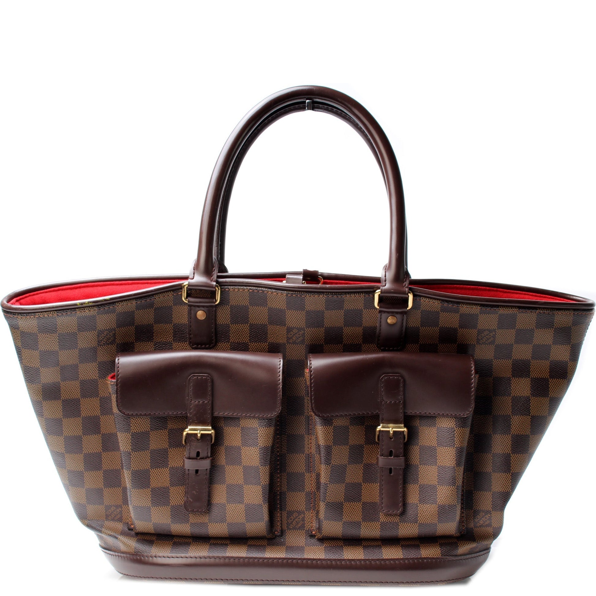 Louis Vuitton Manosque GM Ebene Damier Handbag Ebene 8