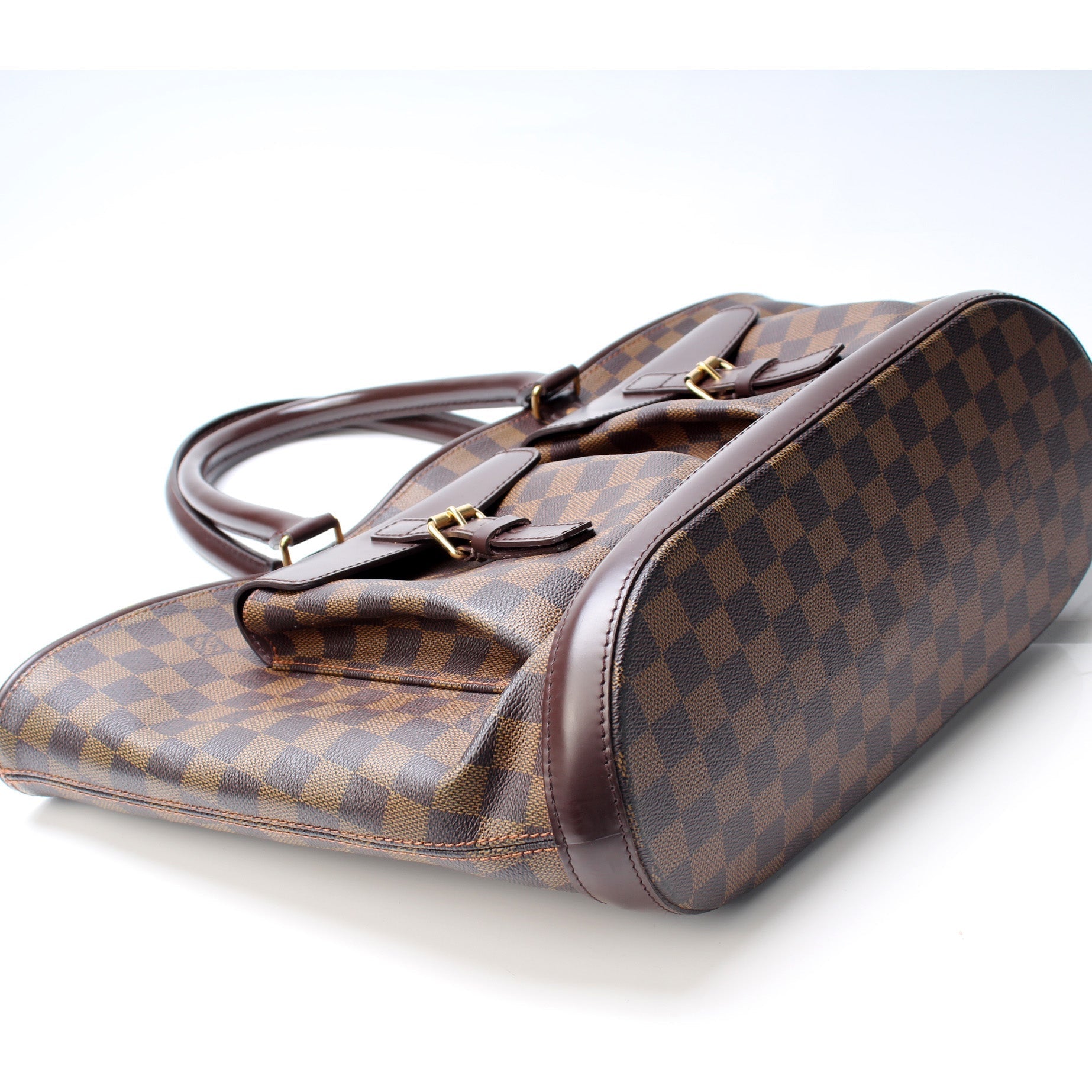 Louis Vuitton Manosque GM Ebene Damier Handbag Ebene 8