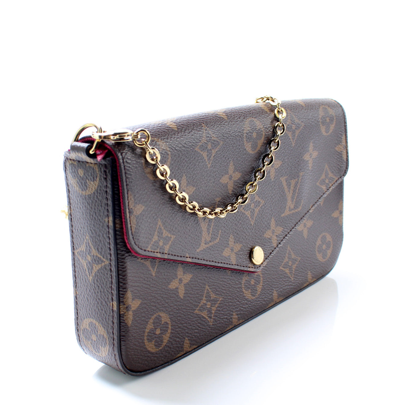Louis Vuitton Pochette Felicie Monogram Clutch Bag Monogram 14