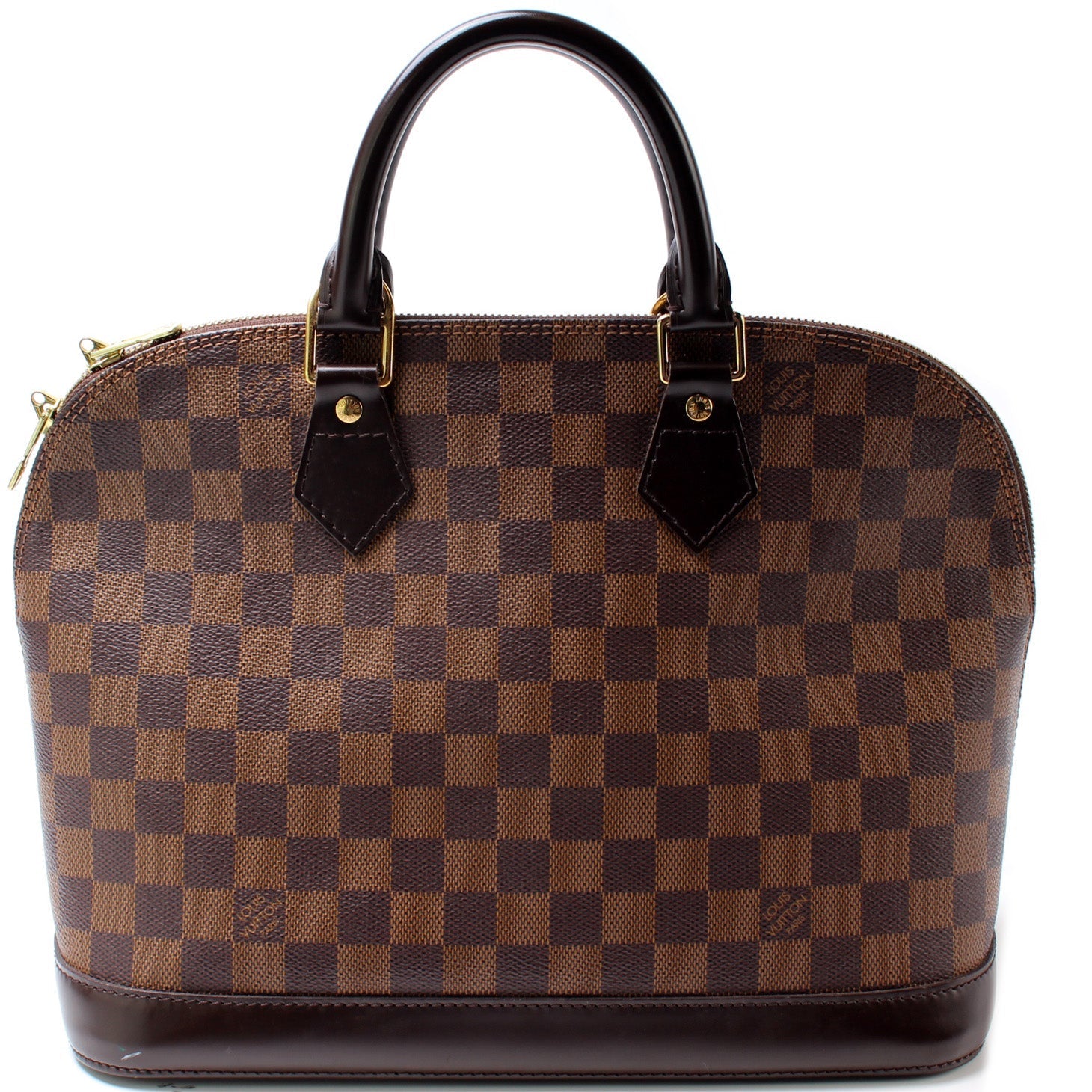 Louis Vuitton Alma PM Ebene Damier Handbag