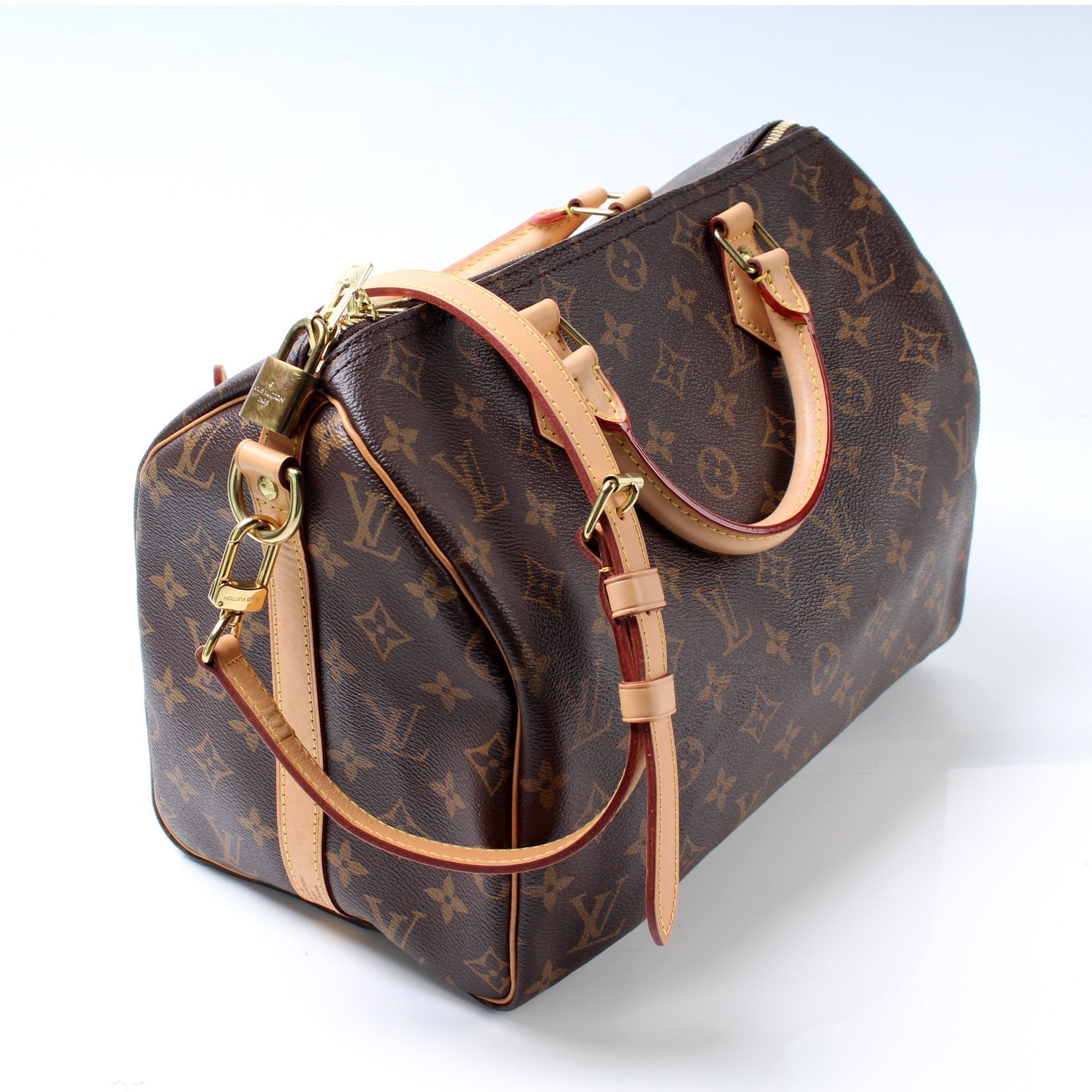 Louis Vuitton Speedy 30 Bandouliere Monogram Handbag Monogram 7