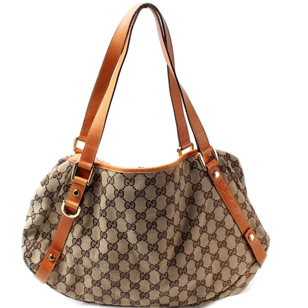 Gucci Abbey GG Canvas Medium Travel Bag Canvas Medium