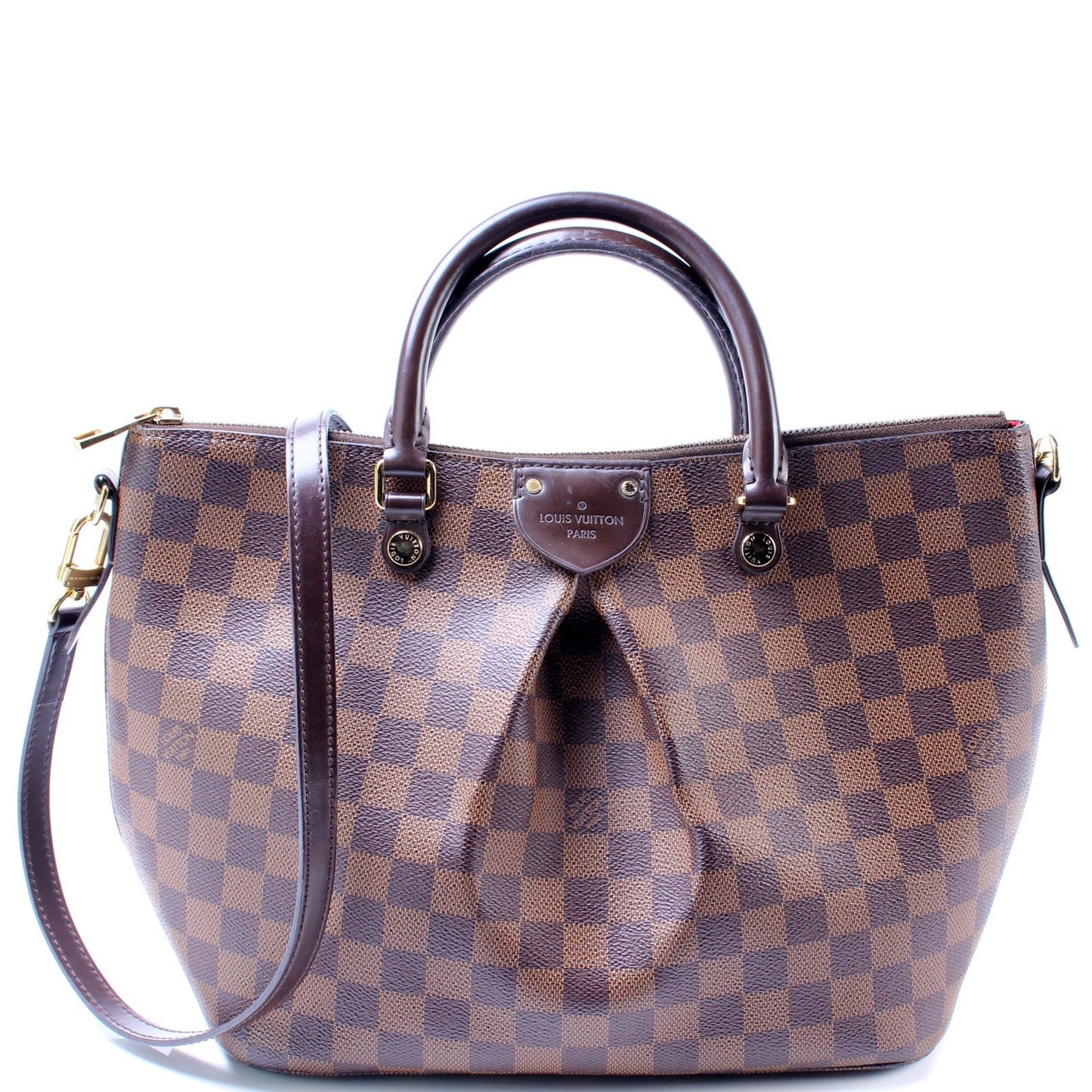 Louis Vuitton Siena Ebene MM Damier Handbag