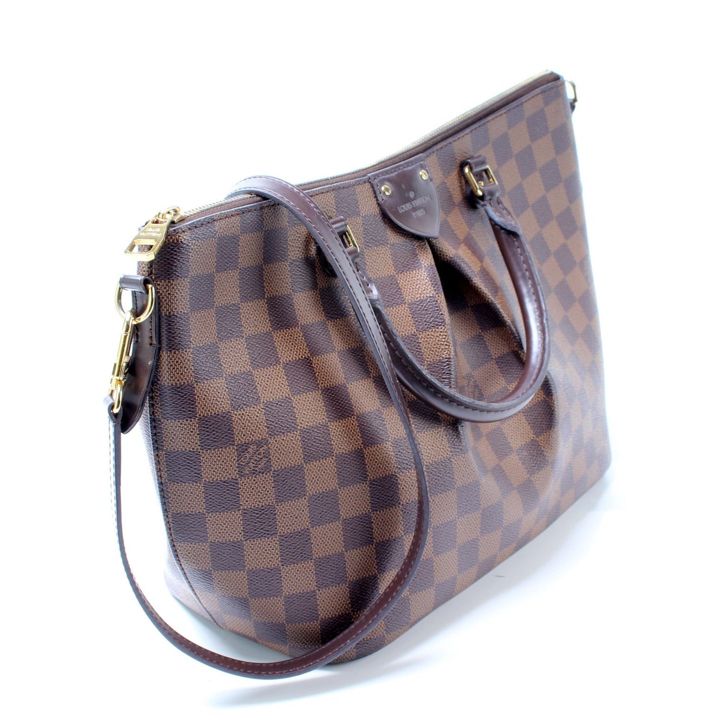 Louis Vuitton Siena Ebene MM Damier Handbag