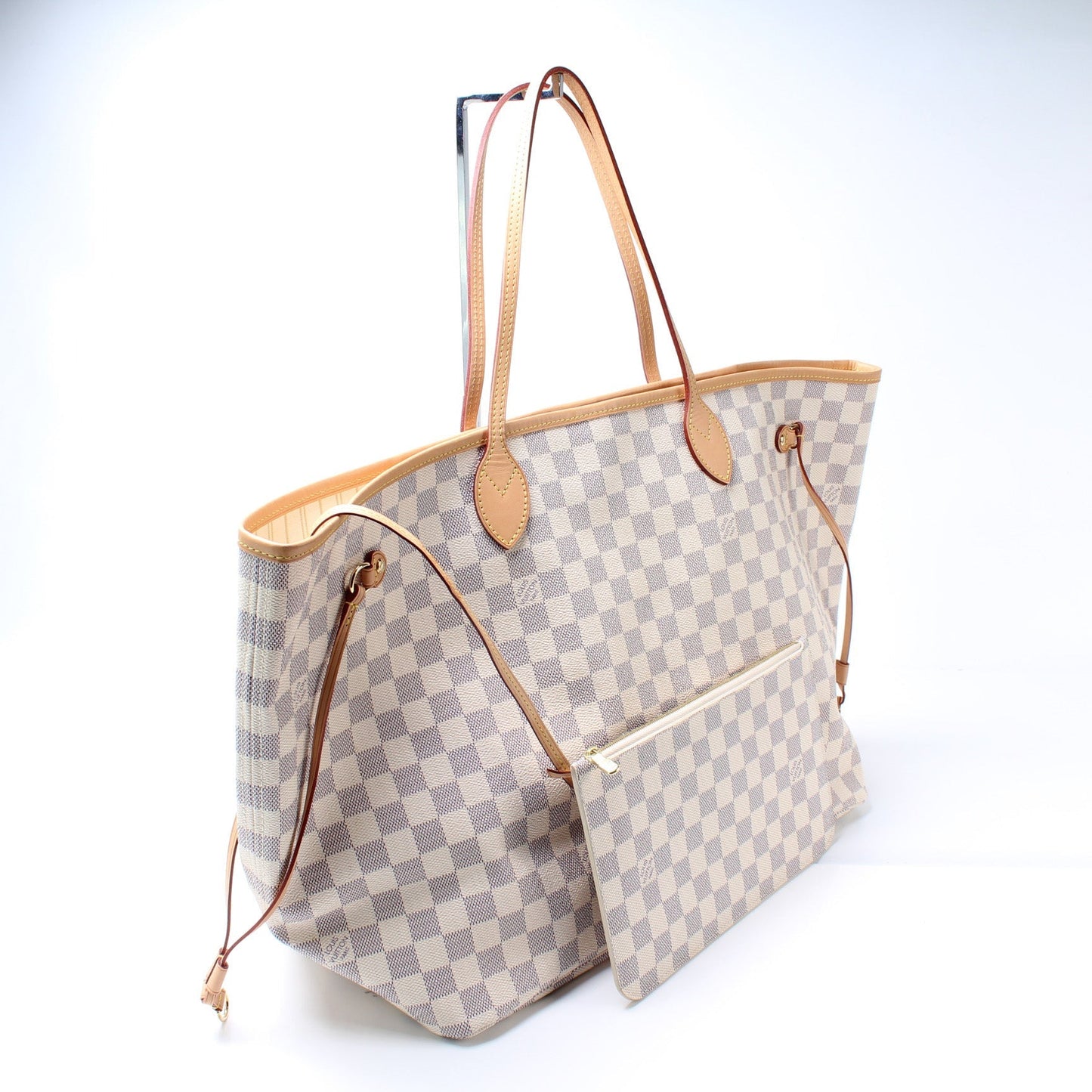 Louis Vuitton Neverfull W GM Azur Damier Wallet Case
