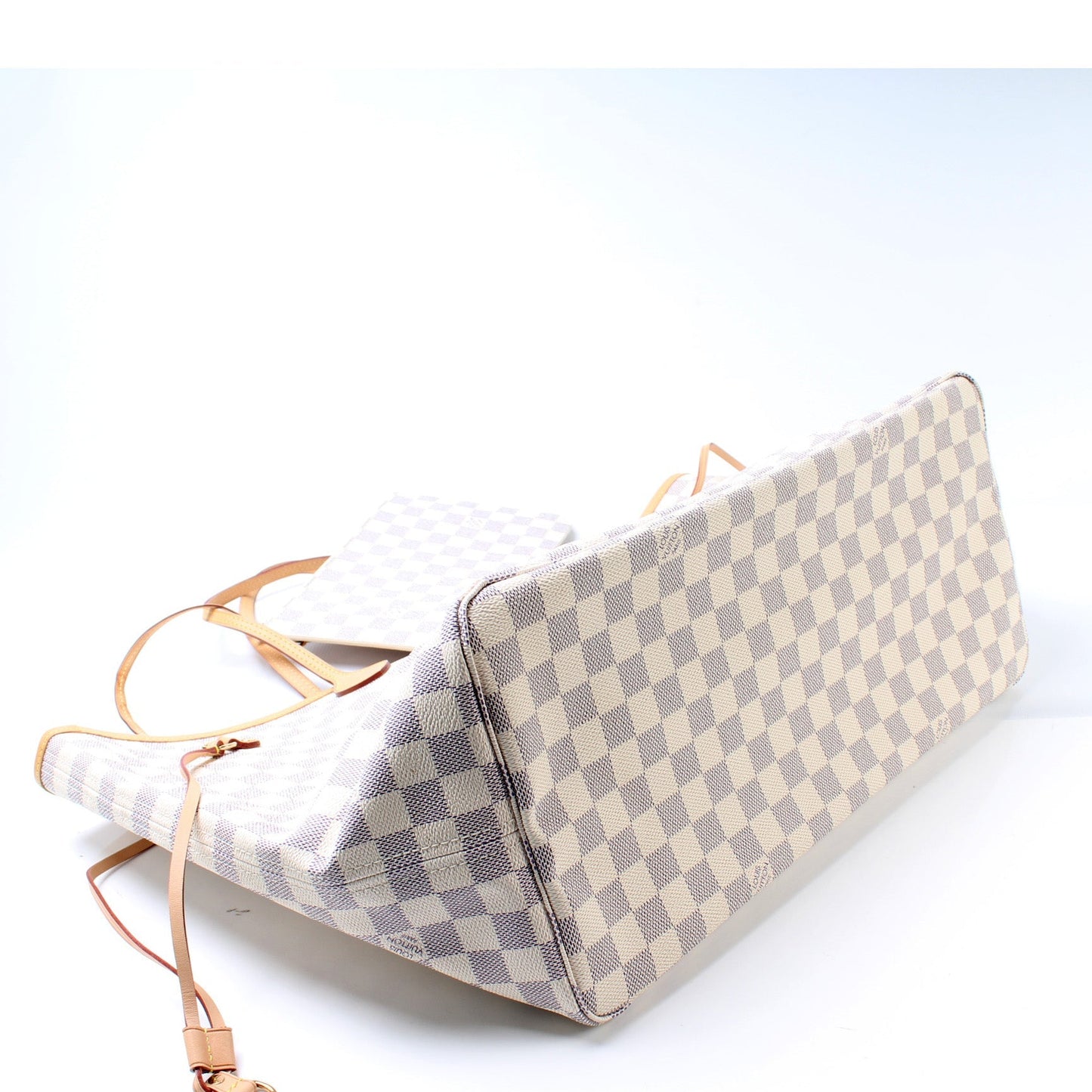 Louis Vuitton Neverfull W GM Azur Damier Wallet Case