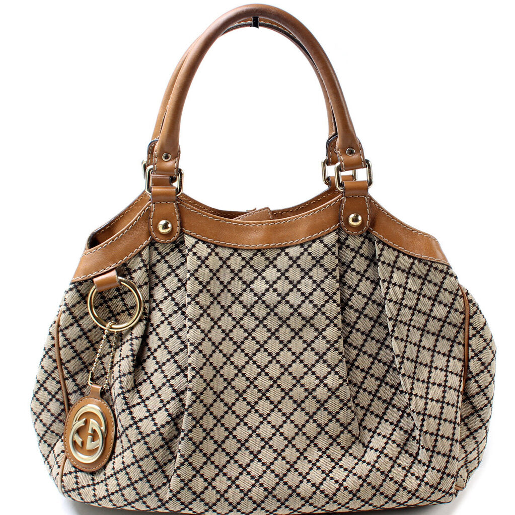 Gucci Sukey GG Canvas Medium Travel Bag Canvas Medium