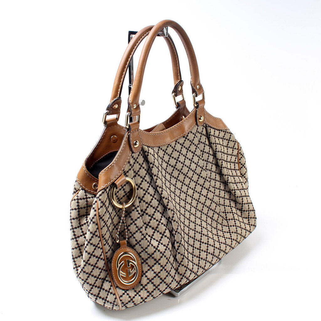 Gucci Sukey GG Canvas Medium Travel Bag Canvas Medium