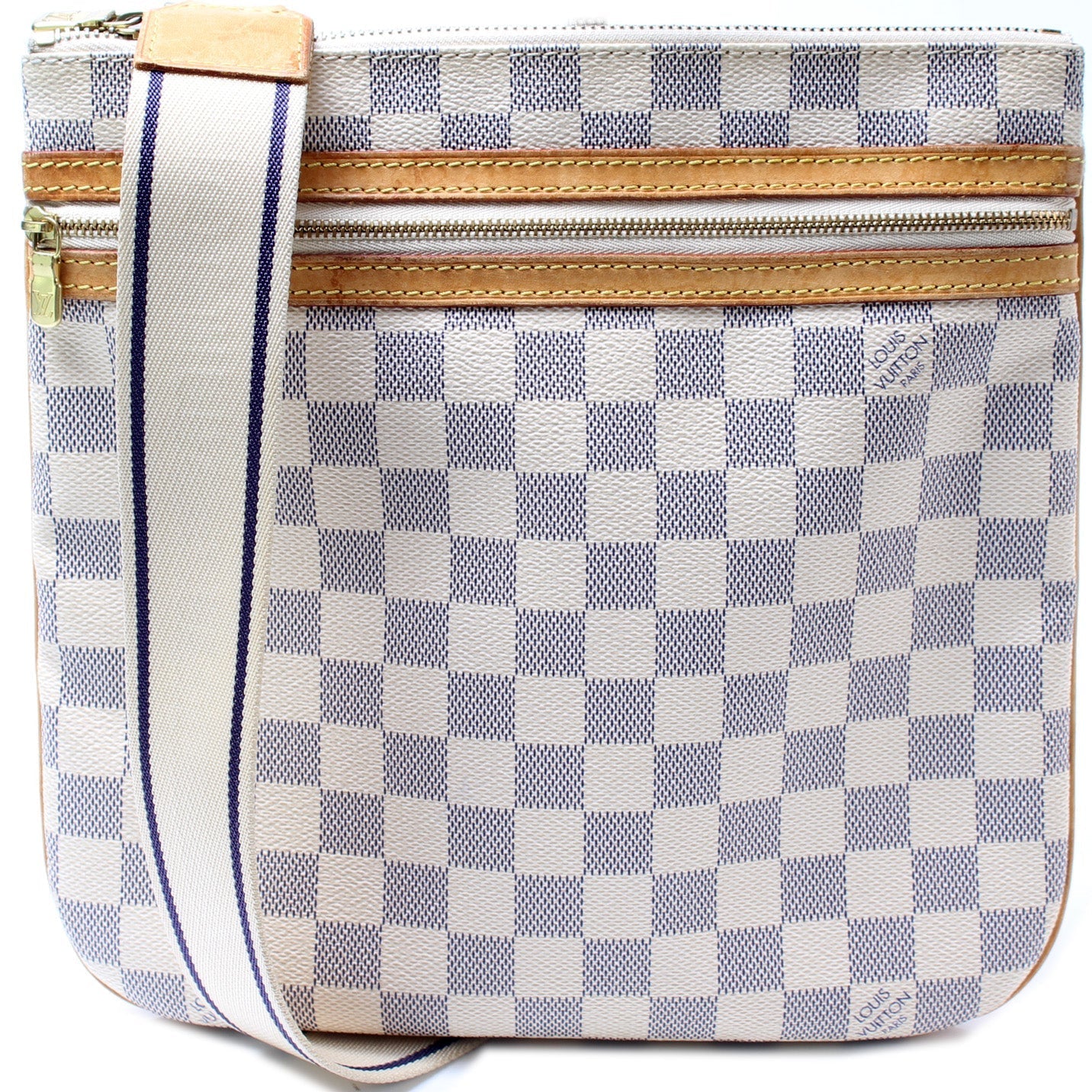 Louis Vuitton Pochette Bosphore Azur Damier Clutch Bag Azur 4