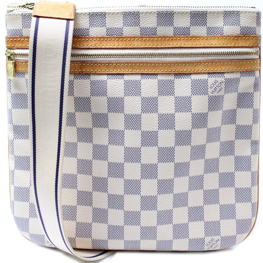 Louis Vuitton Pochette Bosphore Azur Damier Clutch Bag Azur 4