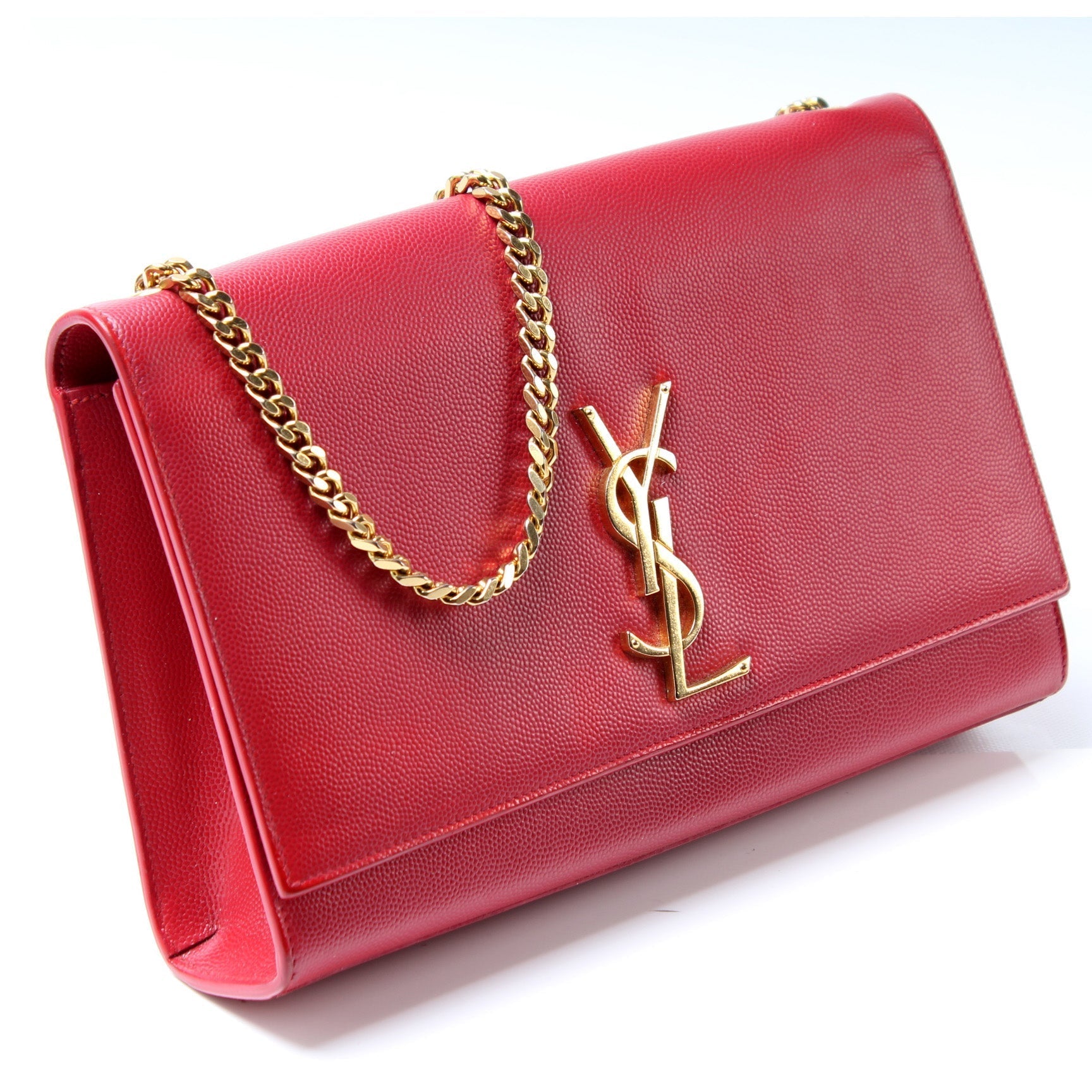 YSL Saint Laurent Kate Satchel Grain Bag Medium Satchel Bag Grain Medium 364021
