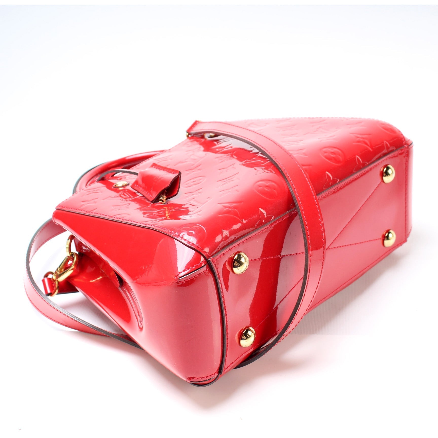 Louis Vuitton Montaigne BB Vernis Handbag