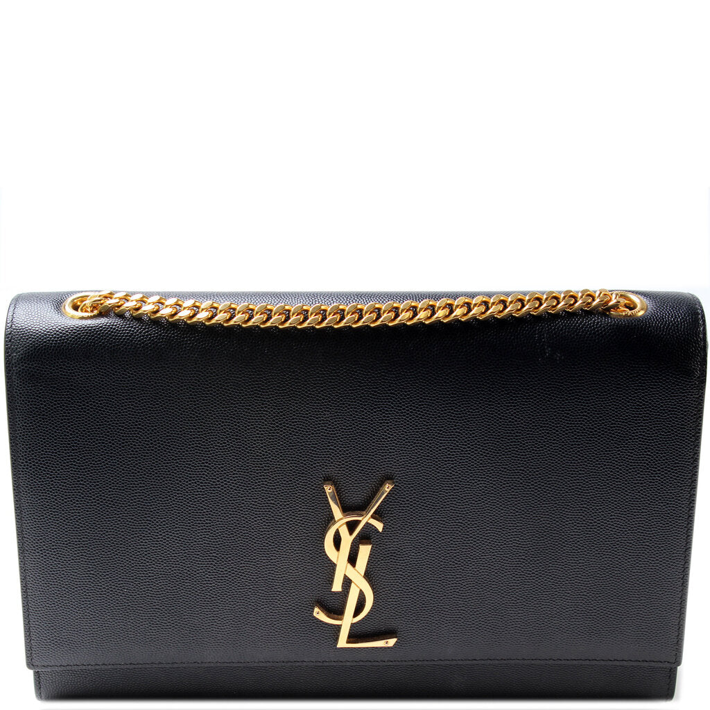 YSL Saint Laurent Kate Satchel Grain Bag Large Satchel Bag