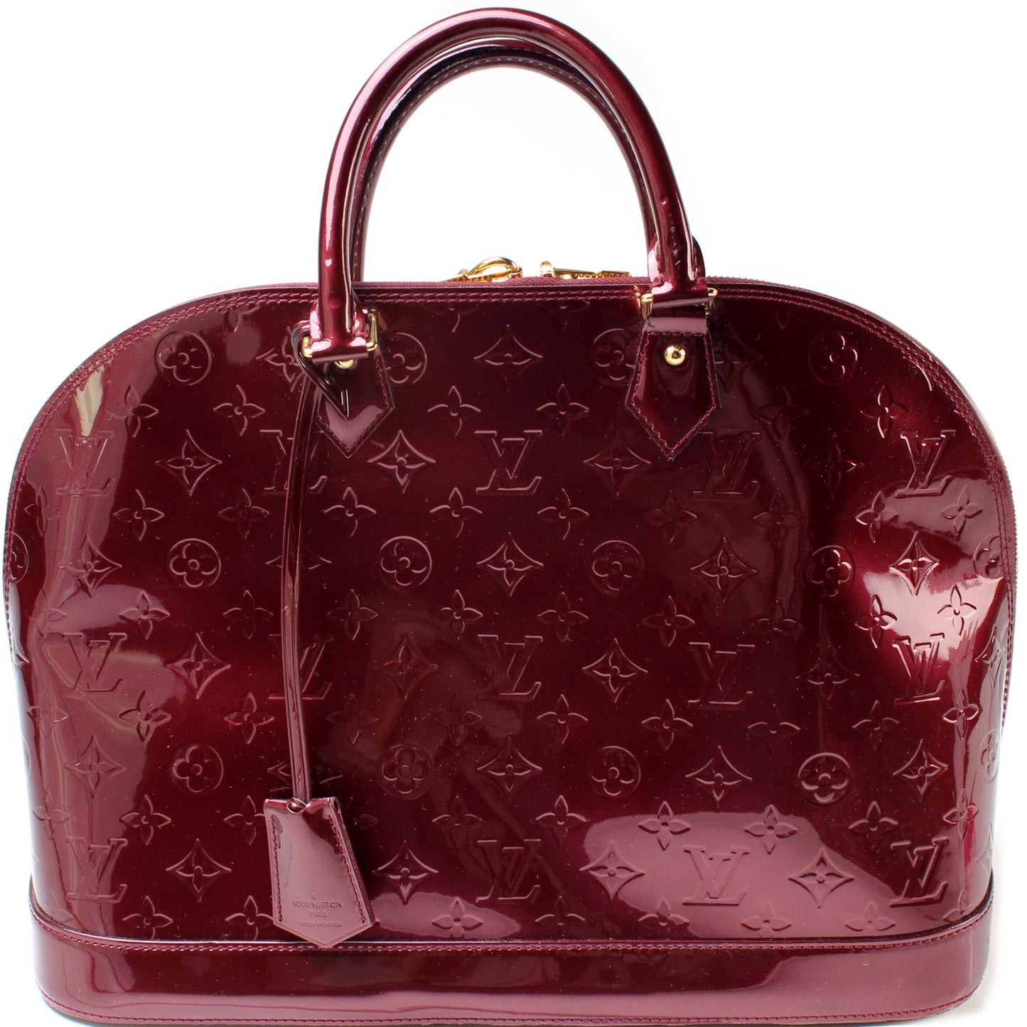 Louis Vuitton Alma GM Vernis Handbag Vernis 8