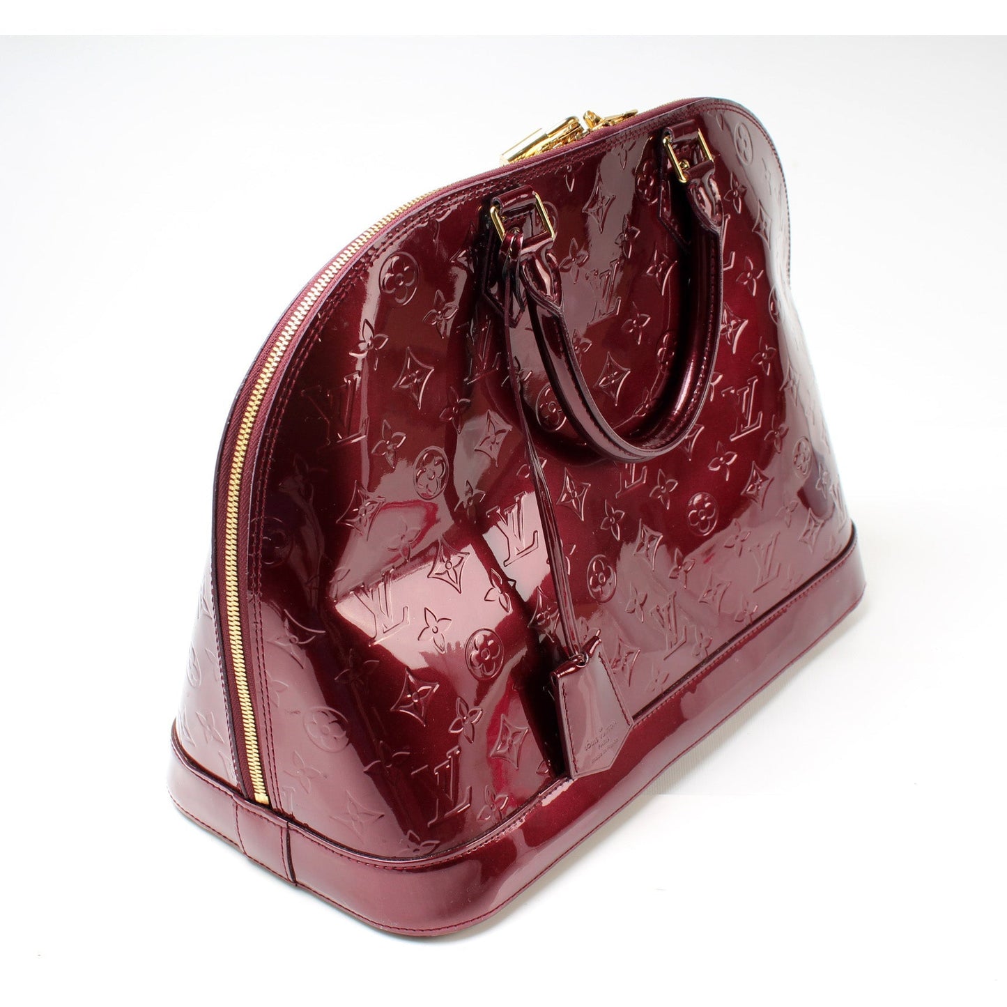 Louis Vuitton Alma GM Vernis Handbag Vernis 8