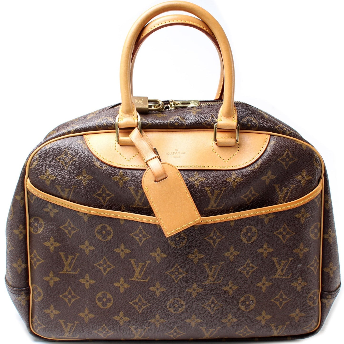 Louis Vuitton Deauville Monogram Handbag Monogram 14