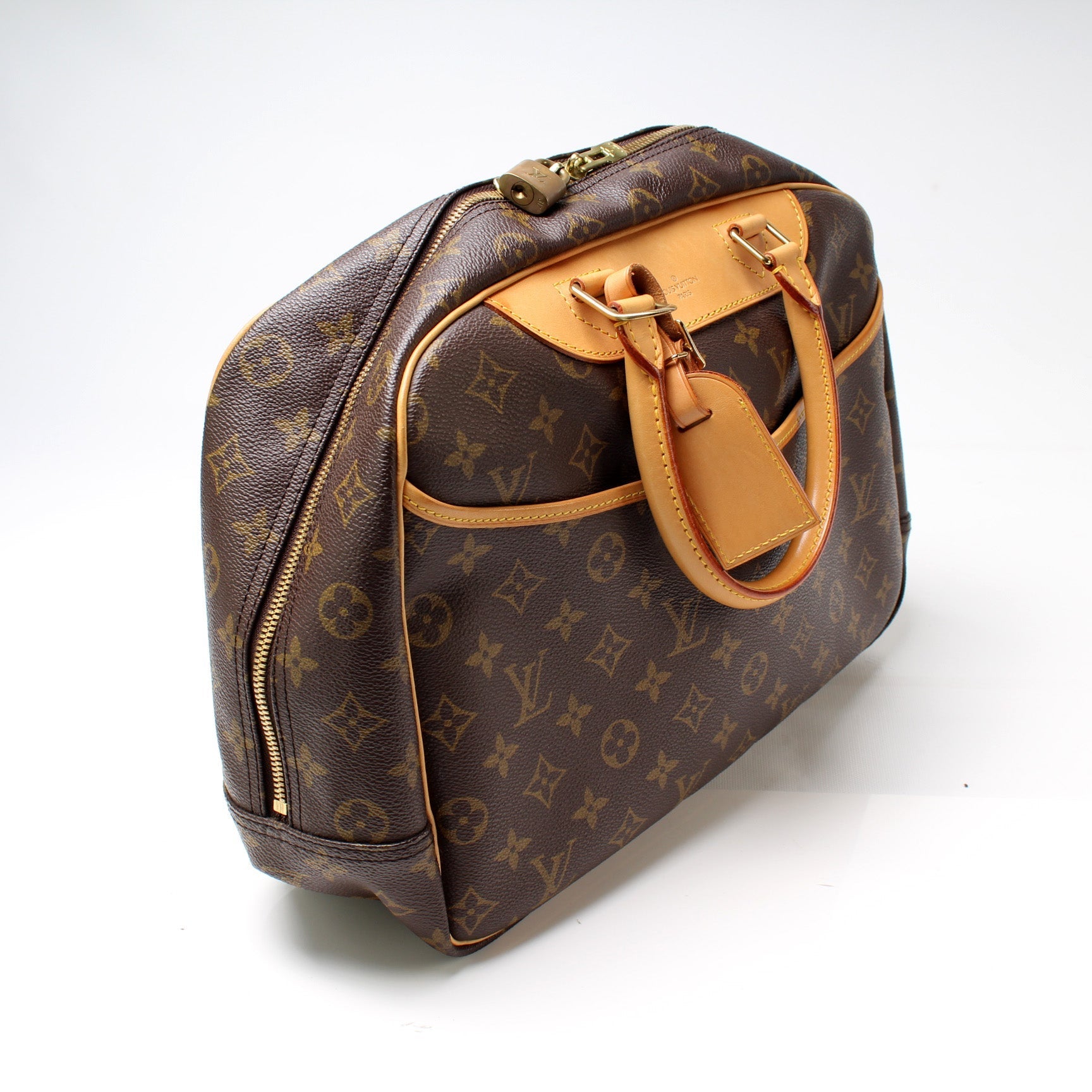 Louis Vuitton Deauville Monogram Handbag Monogram 14