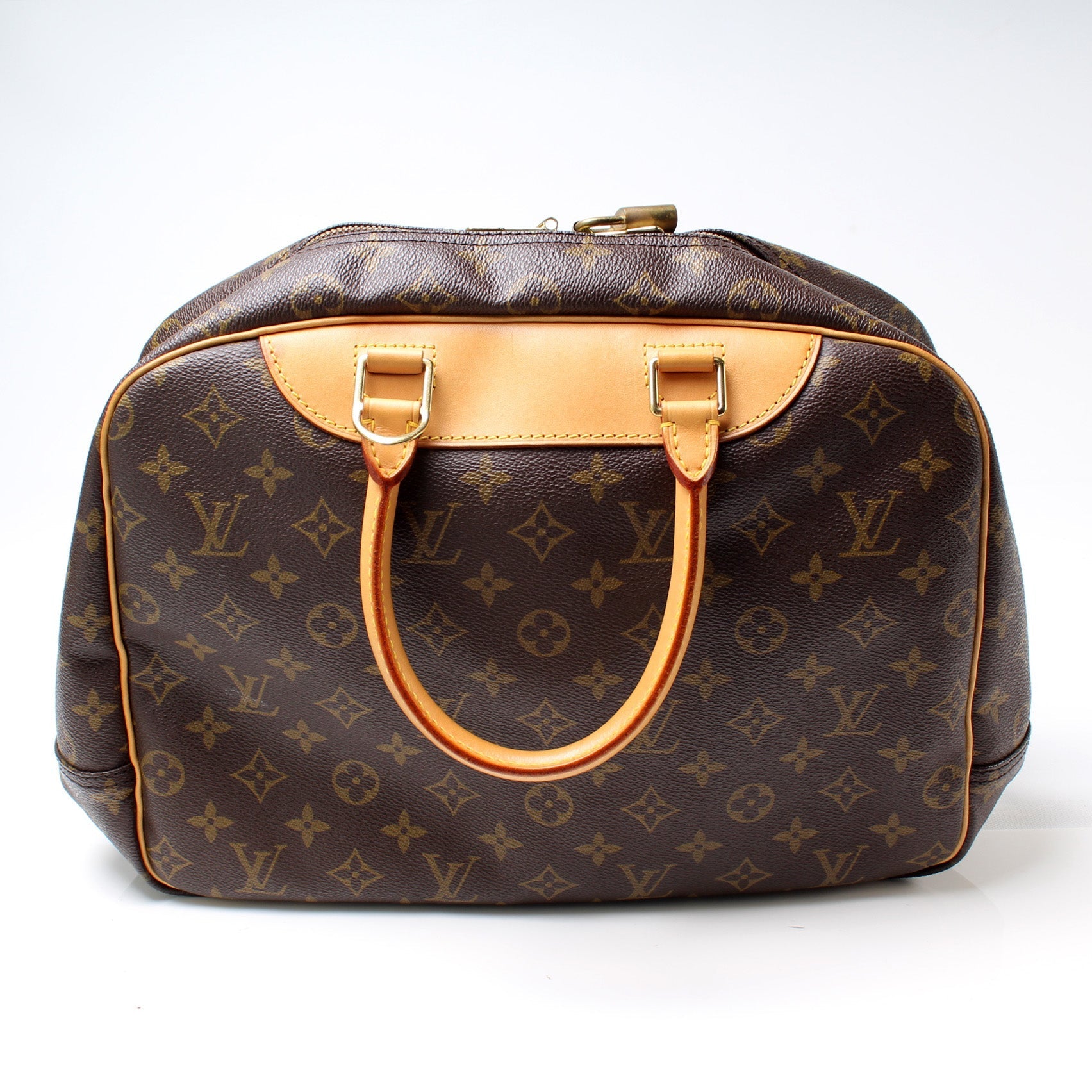 Louis Vuitton Deauville Monogram Handbag Monogram 14