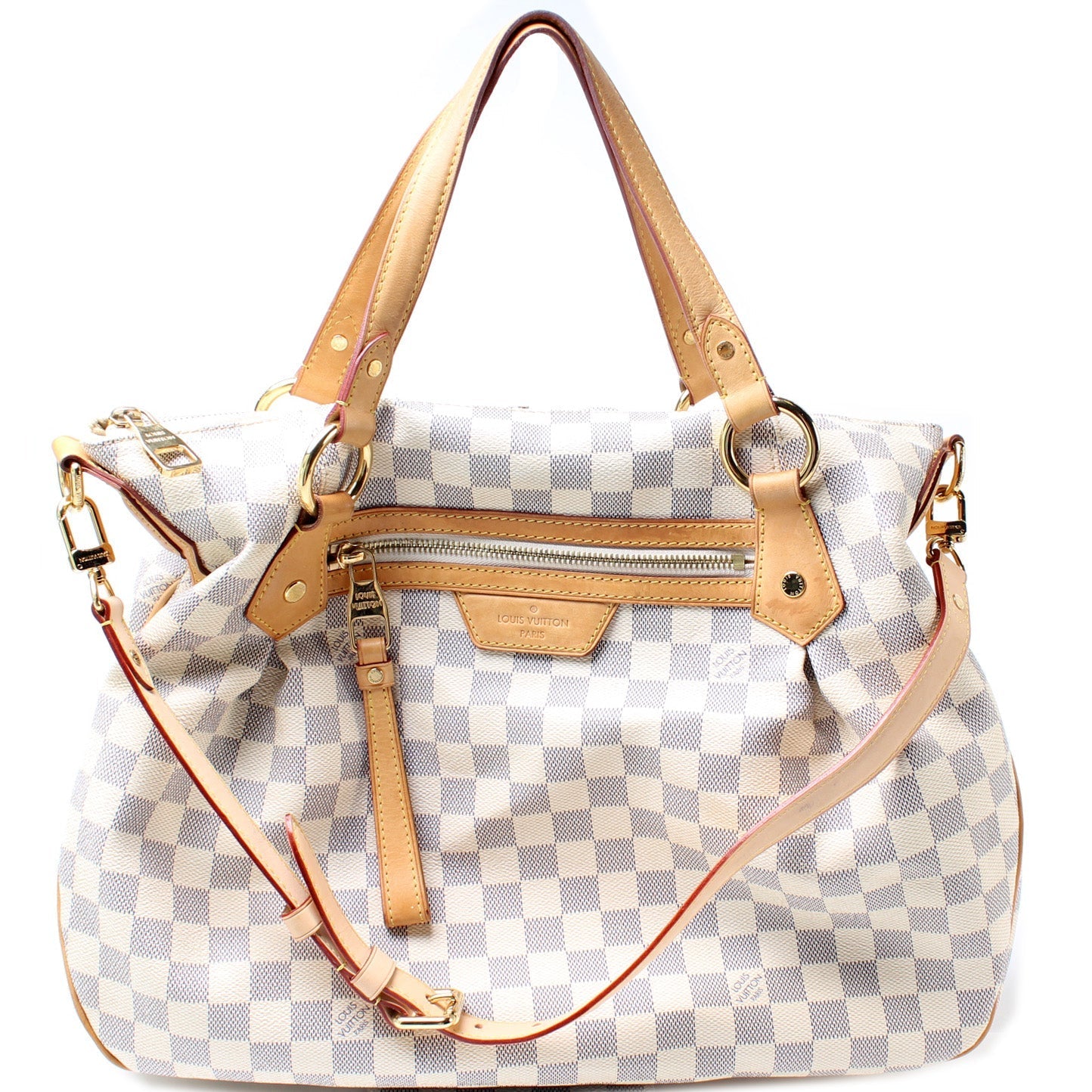 Louis Vuitton Evora MM Azur Damier Handbag