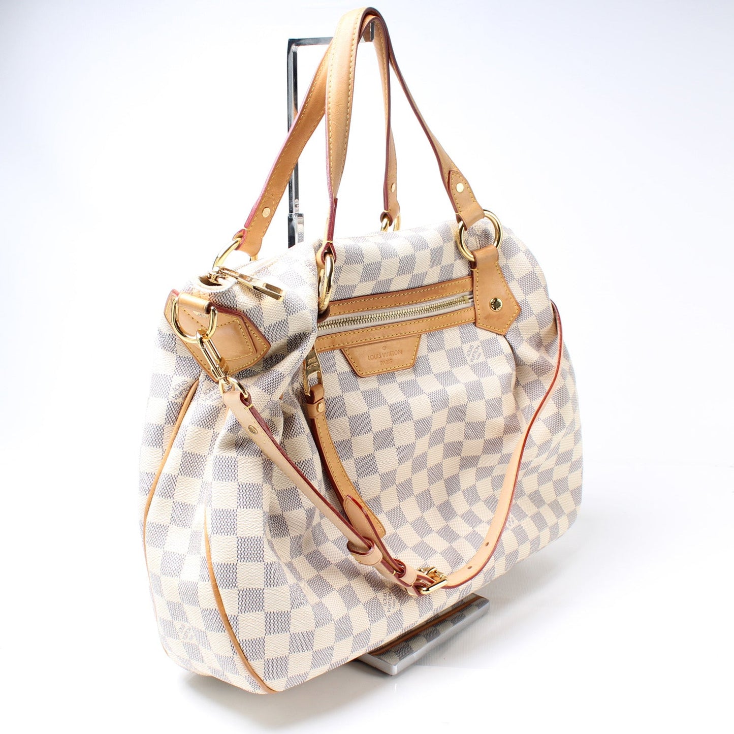 Louis Vuitton Evora MM Azur Damier Handbag