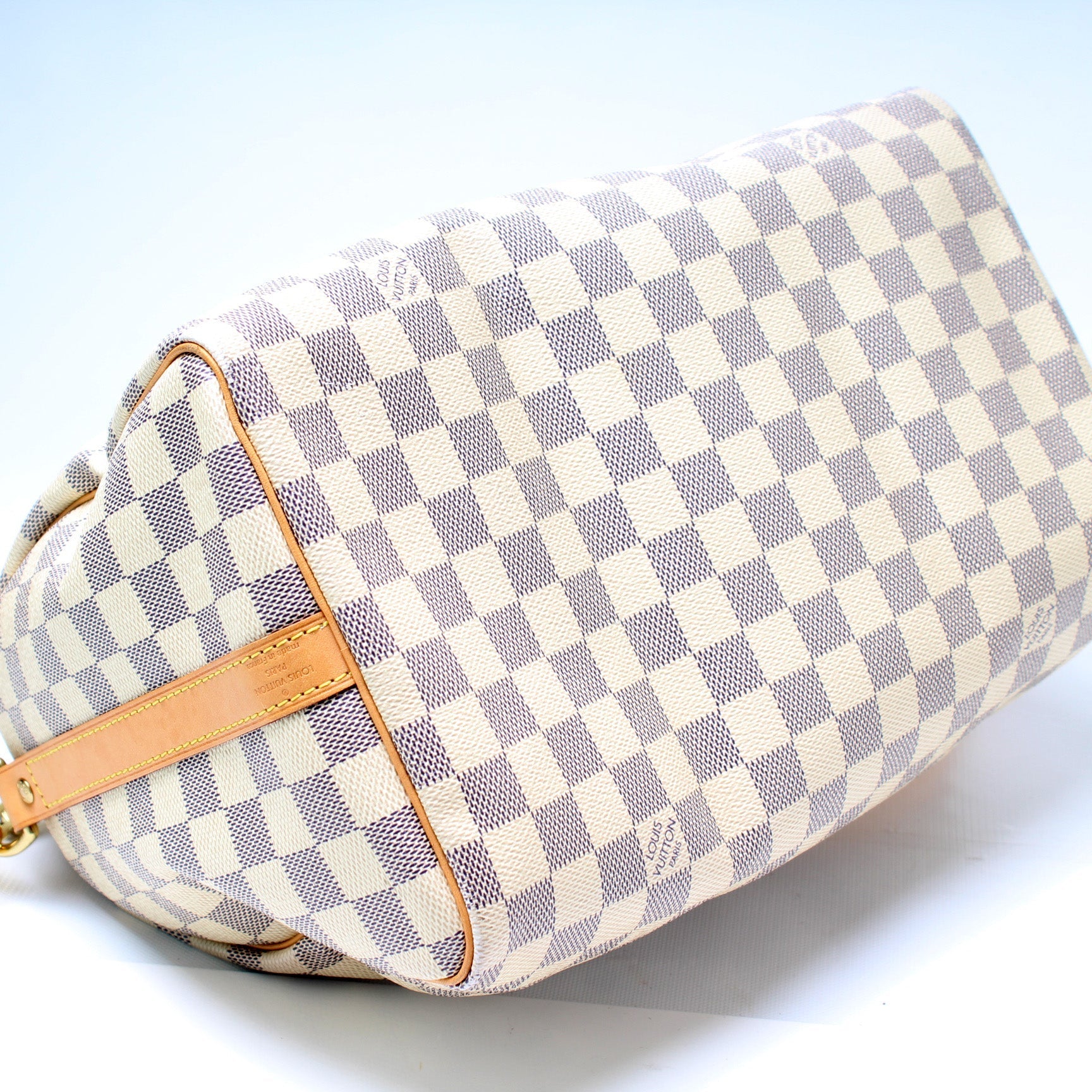 Louis Vuitton Speedy 30 Bandouliere Azur Damier Handbag Azur 5